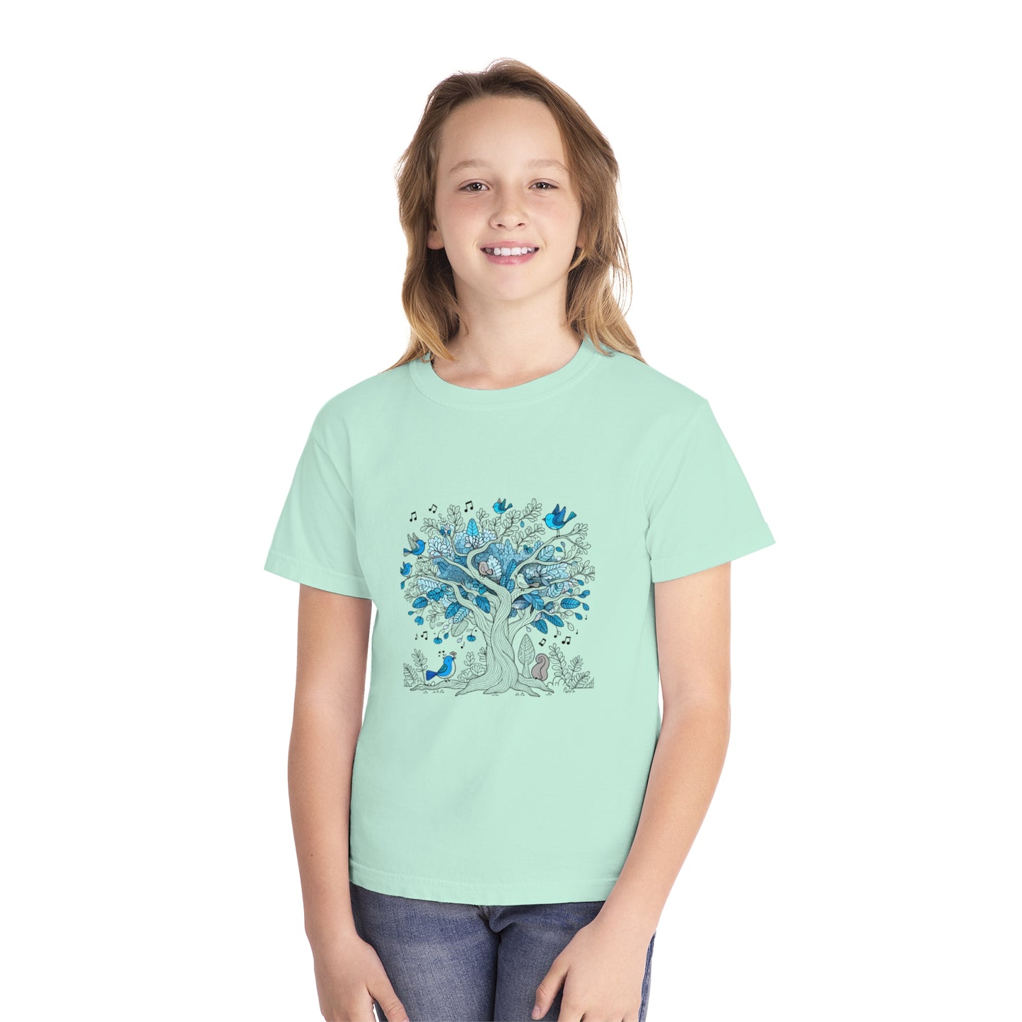 Whimsical tree Youth Midweight Tee - Psychonaut Swag