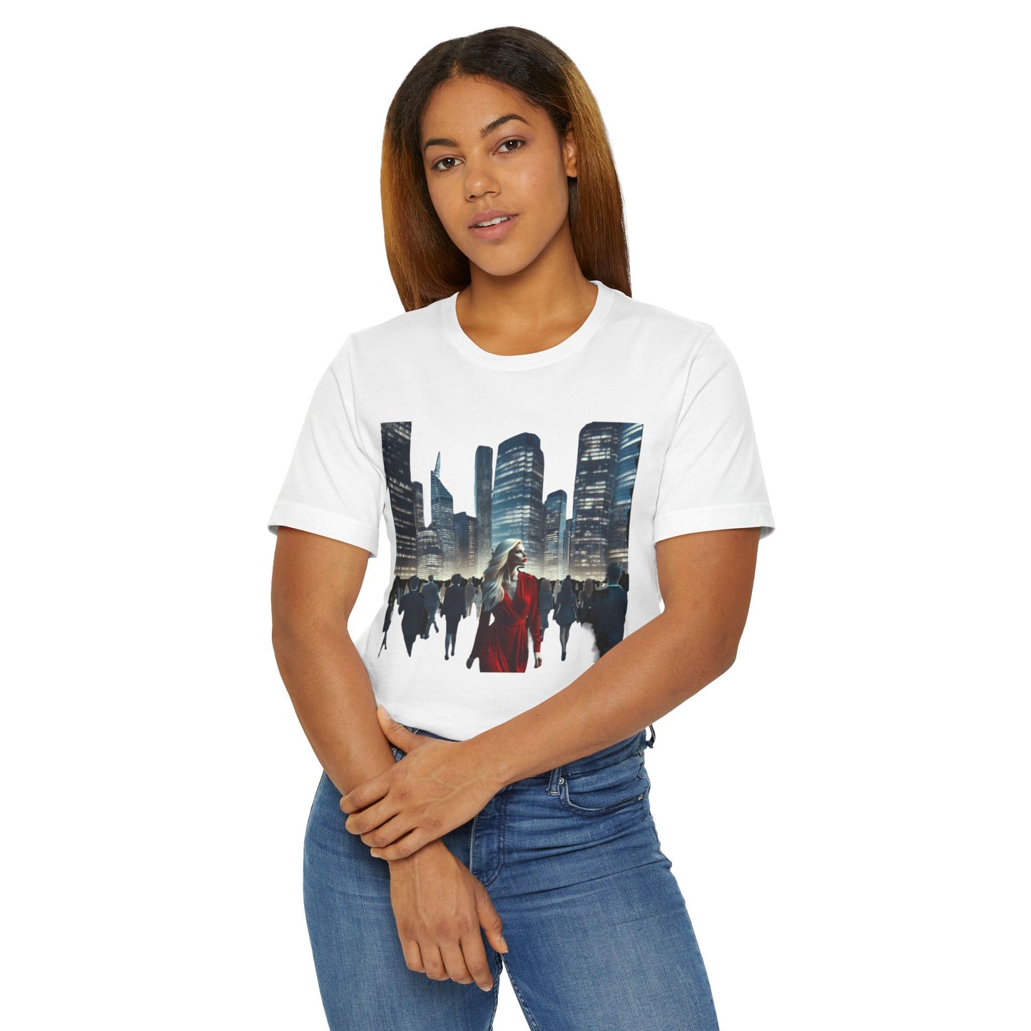 Lady in Red Unisex Jersey T-Shirt - Psychonaut Swag