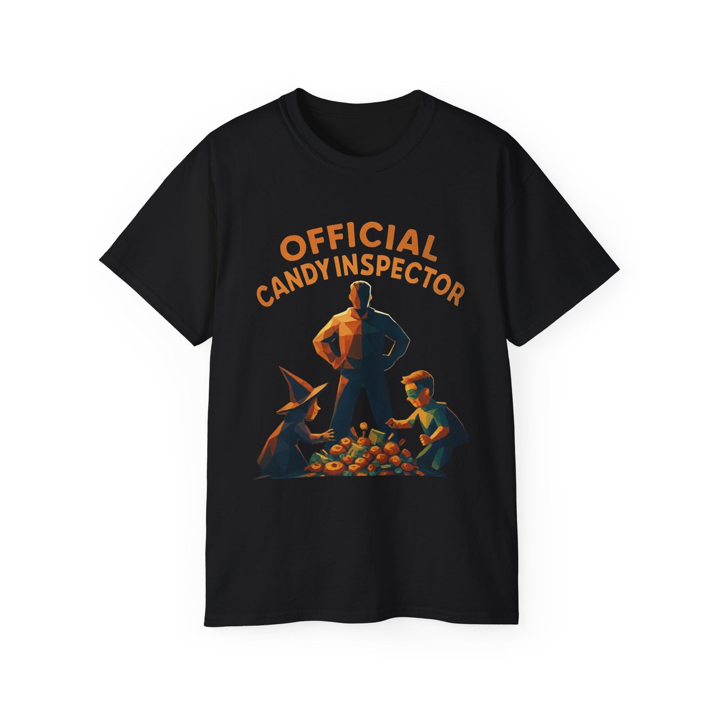 Official Candy Inspector Unisex Ultra Cotton Tee, Funny Gift, Halloween Tee, Party Shirt, Retro Style T-Shirt