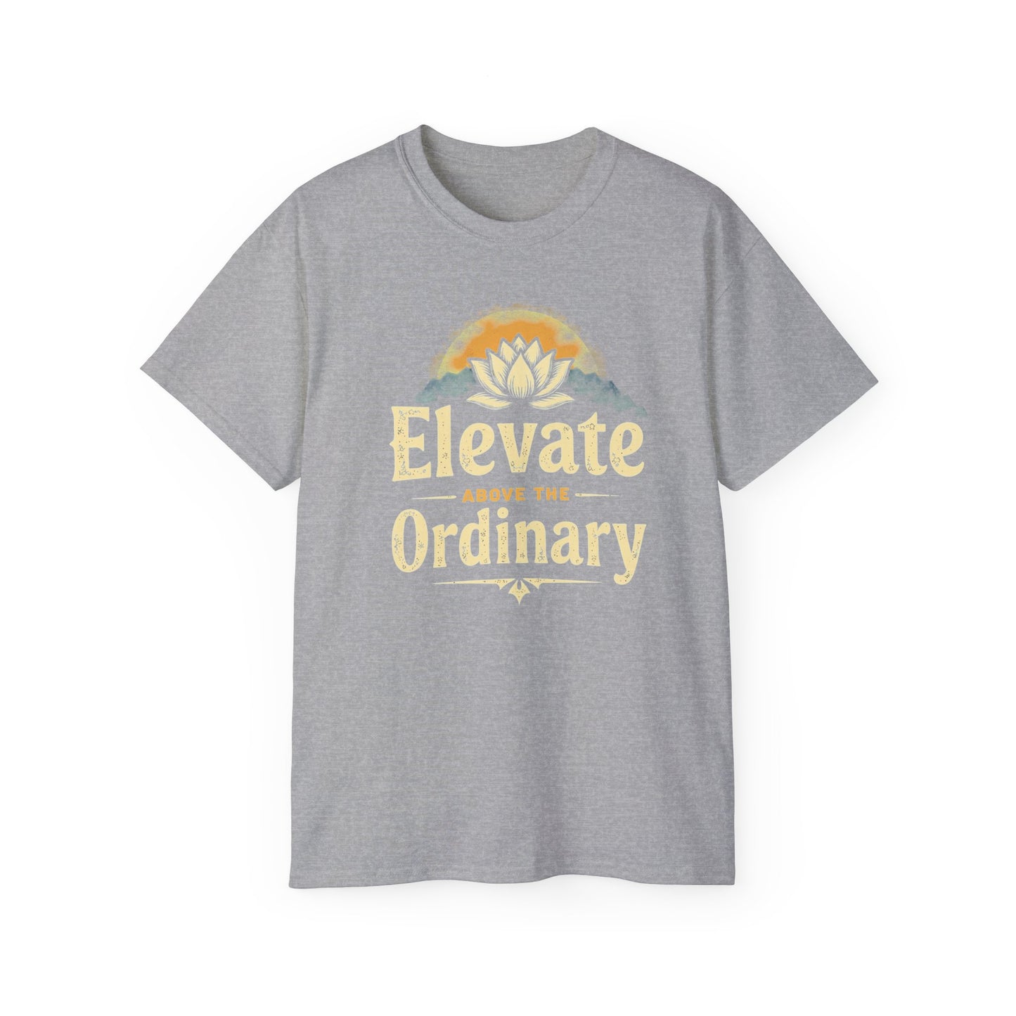 Inspirational Unisex Ultra Cotton Tee - 'Elevate Above the Ordinary' - Psychonaut Swag