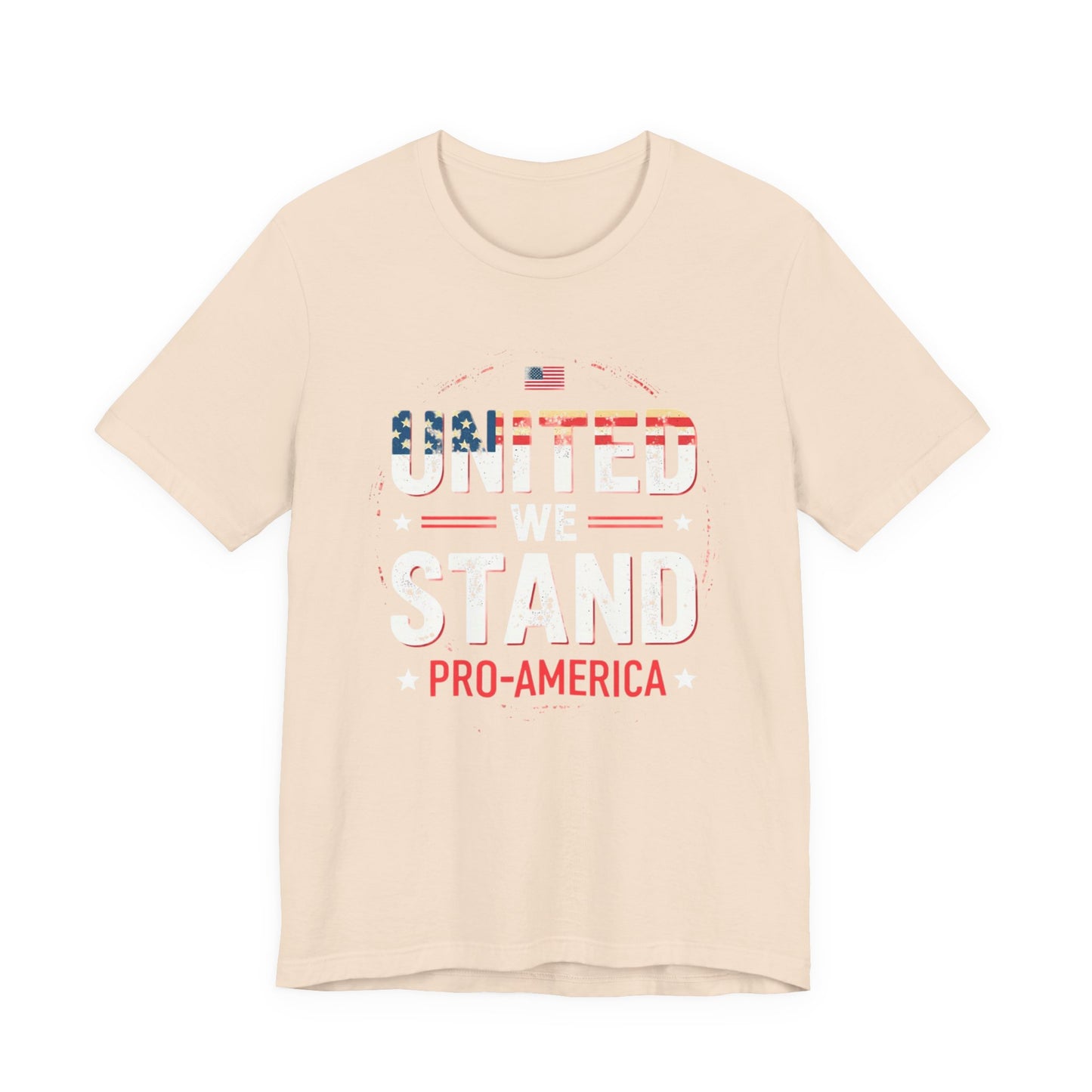 United We Stand Pro-America Unisex Tee - Casual Patriotic Shirt - Psychonaut Swag