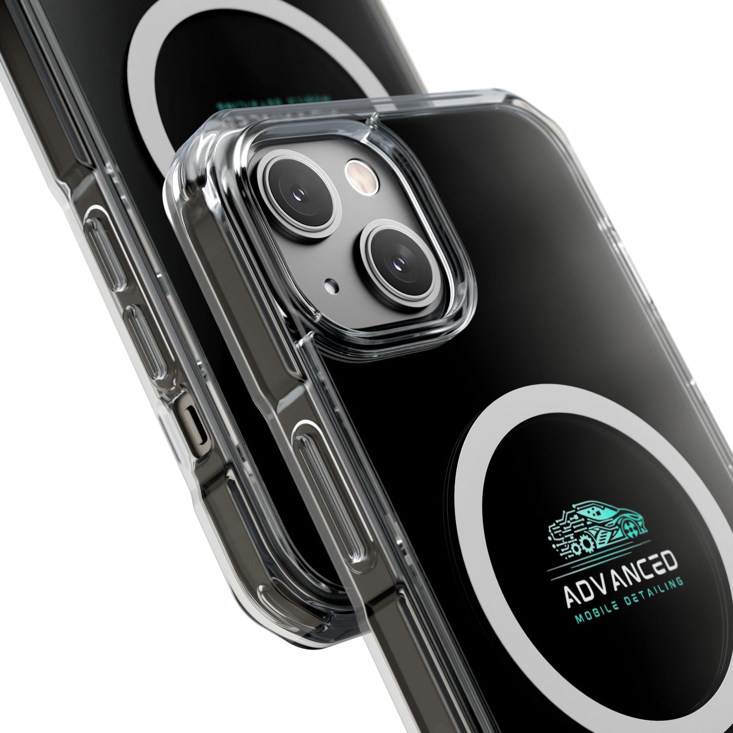 Advanced Mobile Detailing, Phone Case for Car Enthusiasts, Clear Protective Shell, Advanced Mobile Detailing, Customizable Gift, Stylish Phone Accessory