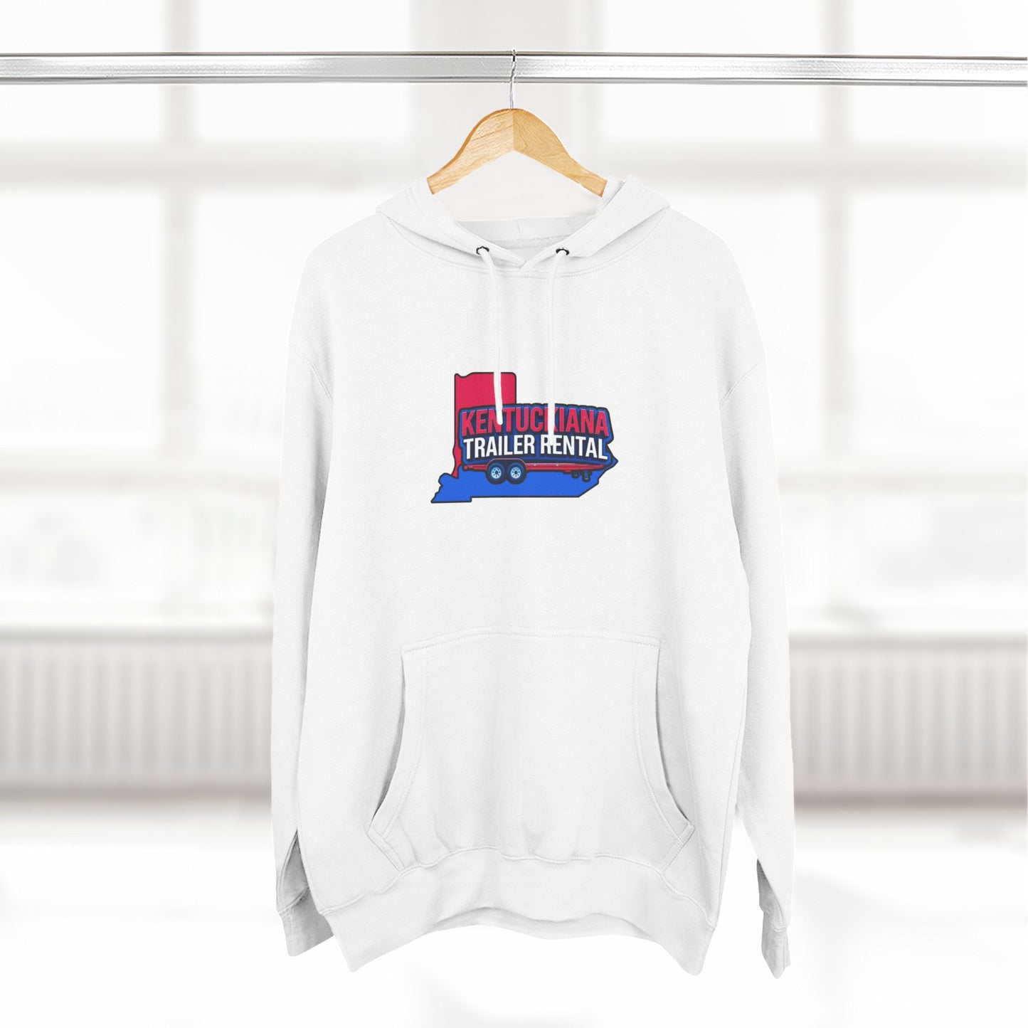 Kentuckiana Trailer Rental Hoodie | Cozy Casual Wear, Perfect for Road Trips, Gift for Outdoor Enthusiasts, Iconic Travel Style