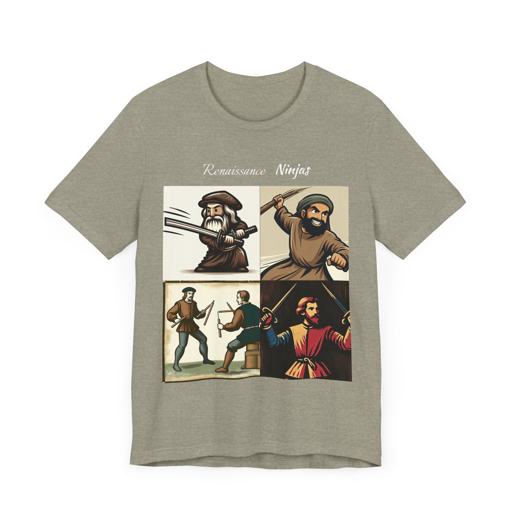 Renaissance Ninjas, Unisex Jersey Short Sleeve Tee - Psychonaut Swag