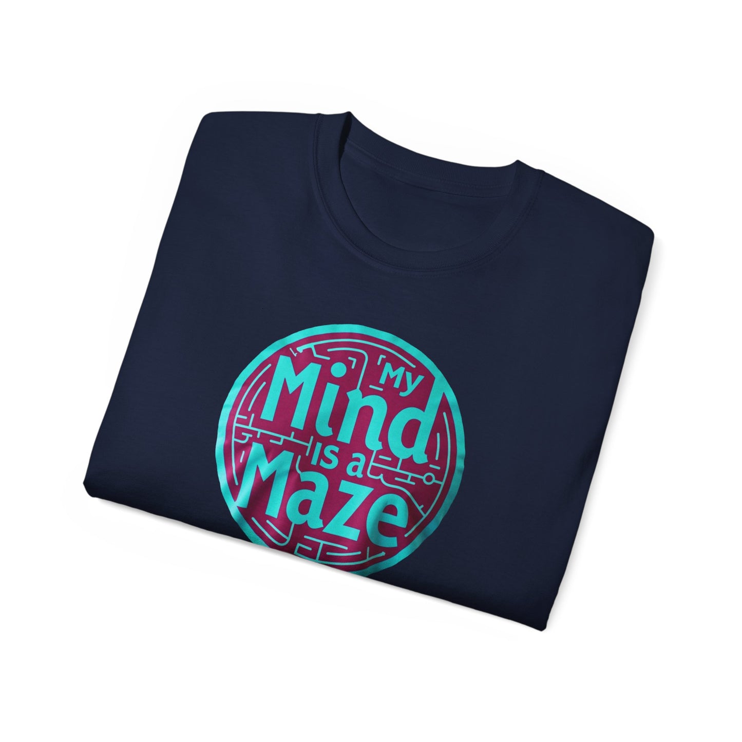 Mind is a Maze Unisex Ultra Cotton Tee - Creative and Thoughtful Shirt - Psychonaut Swag