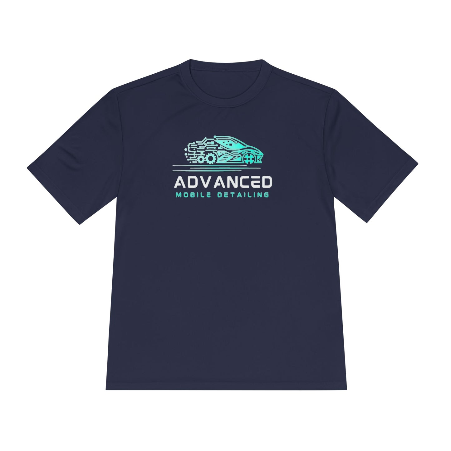 Mobile Detailing, Moisture Wicking Tee for Car Enthusiasts, Active Lifestyle Shirt, Advanced Mobile Detailing Tee, Sportswear Gift for Him, Fitness Apparel