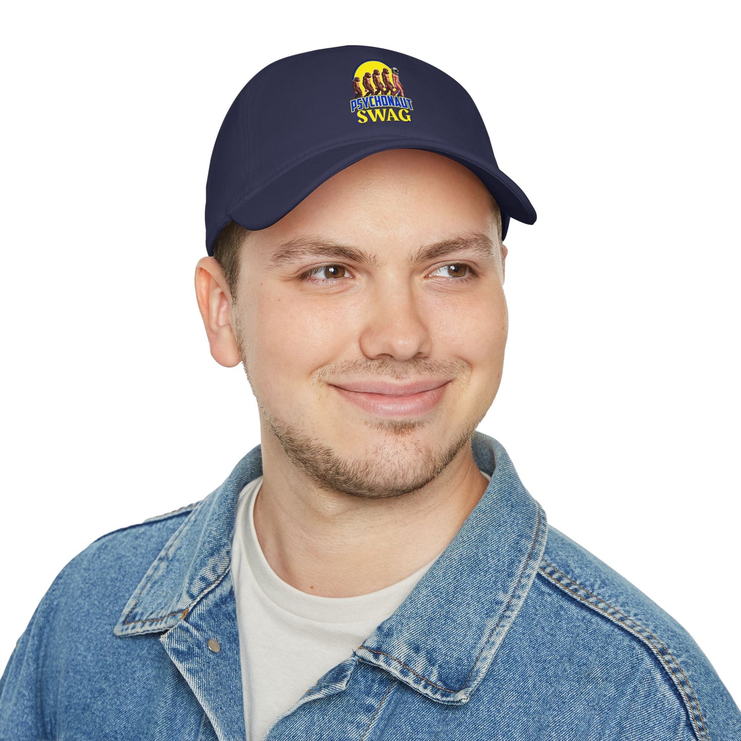 Psychonaut Swag Low Profile Baseball Cap, Casual Hat, Gift for Gamers, Streetwear Accessory, Summer Vibes, Trendy Headwear - Psychonaut Swag