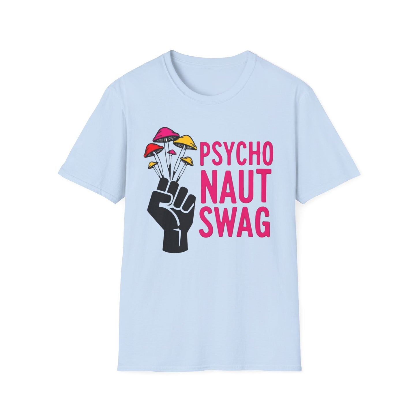 Psychonaut Swag Handful, T-Shirt, Unisex Graphic Tee, Gift for Psychedelic Lovers, Trendy Softstyle Shirt, Creative Fashion Statement, Cool Casual Wear - Psychonaut Swag