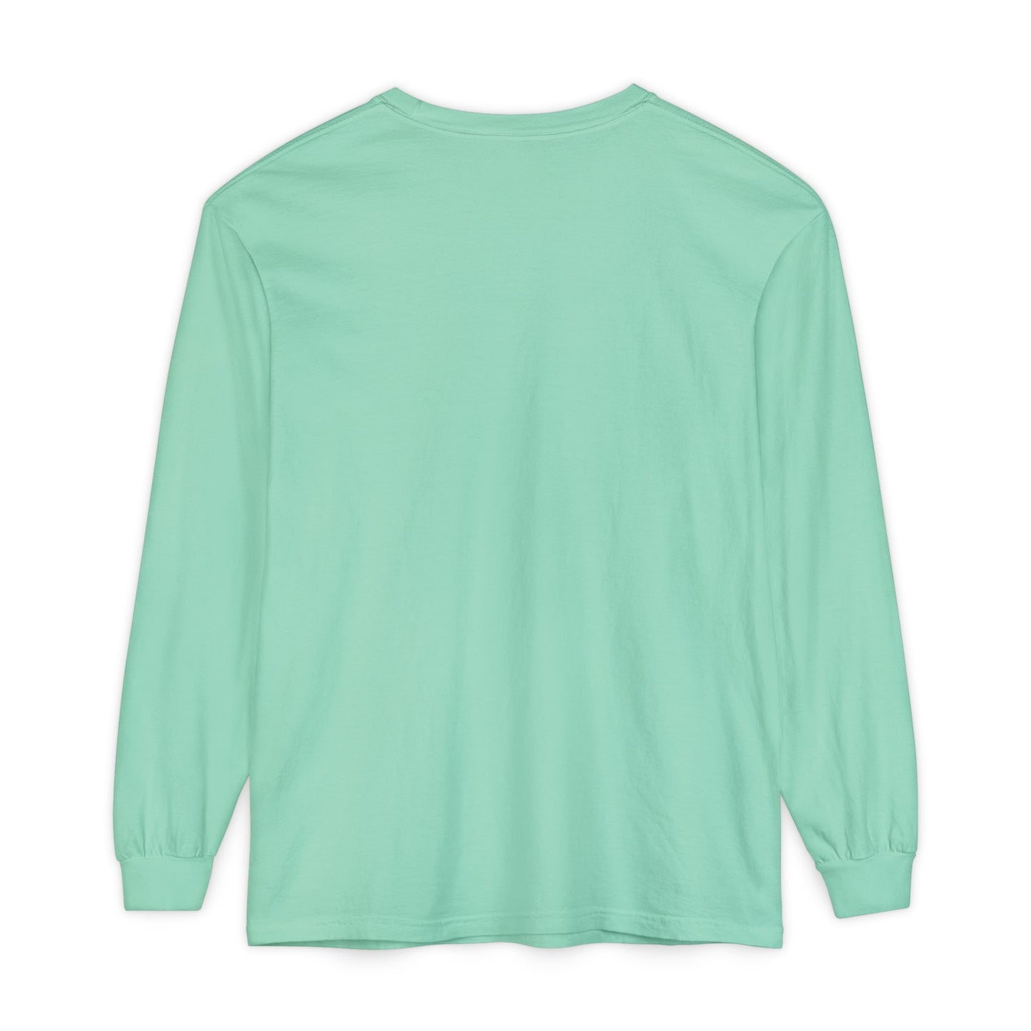 Sunset Dolphin Unisex Garment-dyed Long Sleeve T-Shirt - Psychonaut Swag