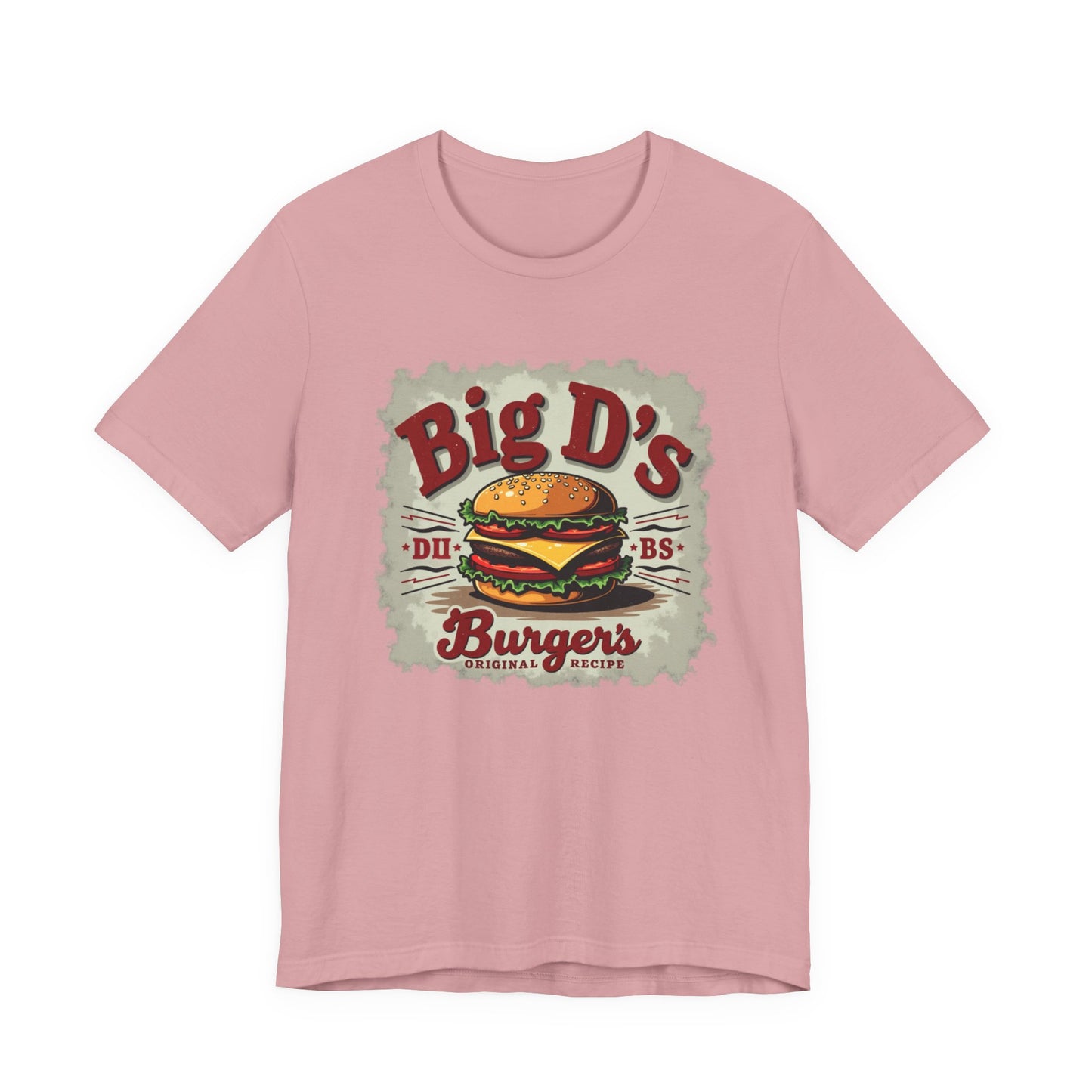 Big D's Burgers Unisex Jersey Tee - Fun Foodie Shirt, Casual Wear, Burger Lover Gift, Retro Fast Food T-Shirt, Summer BBQ Fashion