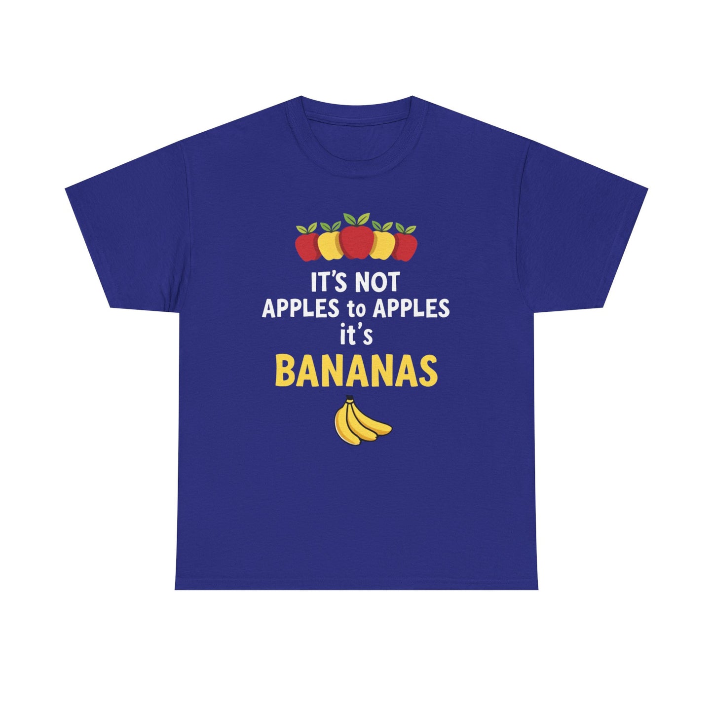 Funny Banana T-Shirt: It's Not Apples to Apples, Cute Graphic Tee for Food Lovers, Gift for Birthdays, Casual Wear, Humor Shirt - Psychonaut Swag
