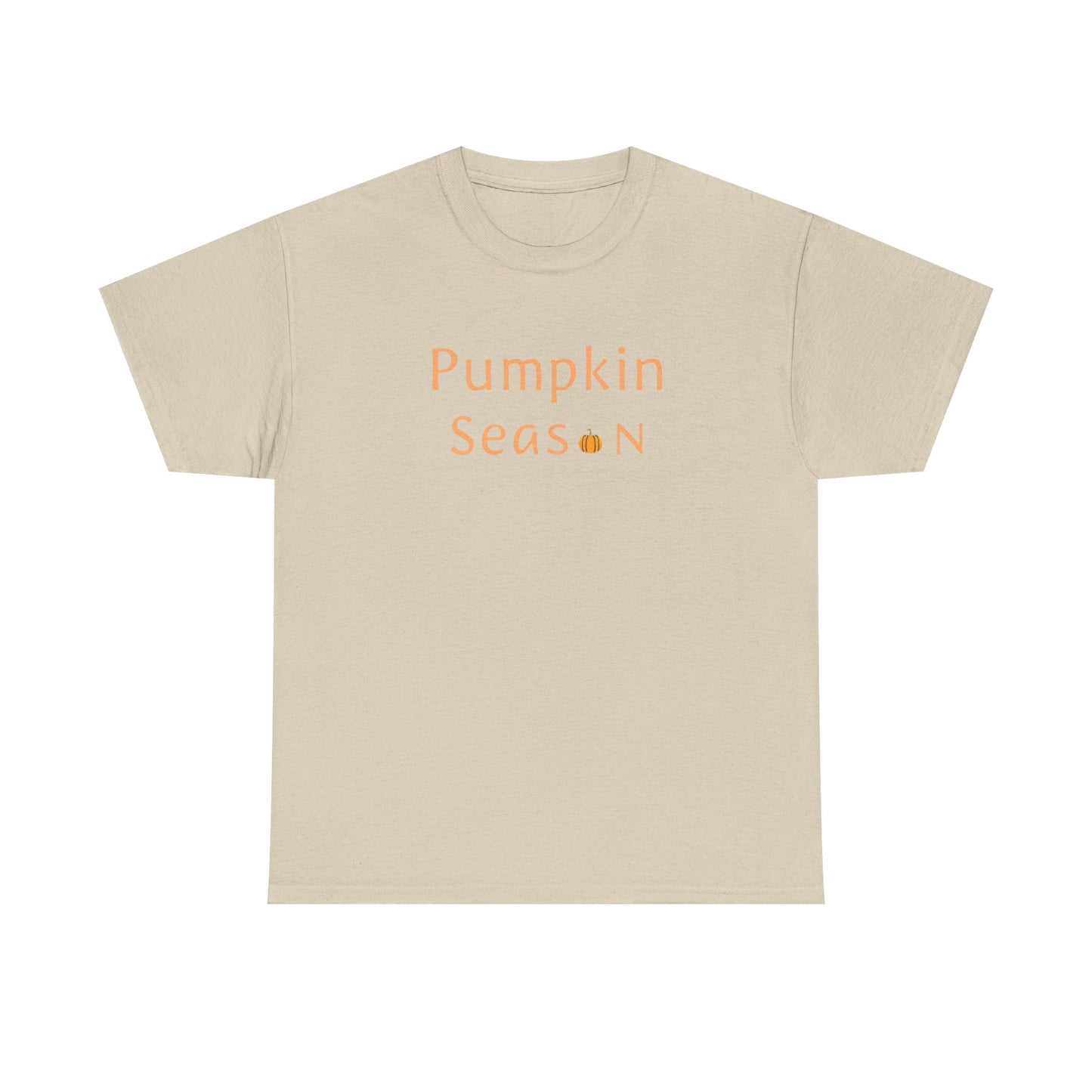 Pumpkin Season Unisex Heavy Cotton Tee, Fall Apparel, Halloween Shirt, Thanksgiving Tee, Cozy Autumn Fashion, Seasonal Wear