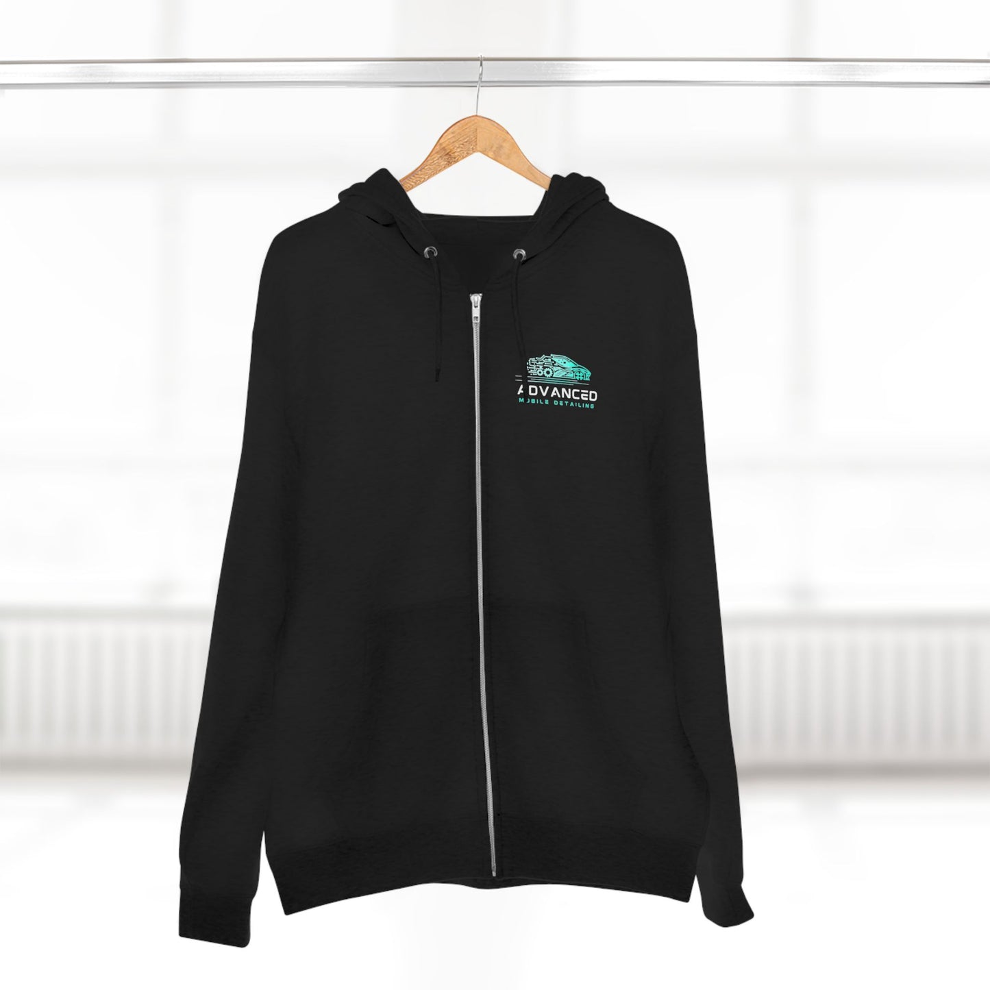 Advanced Mobile zip-up, Exploration Unisex Zip Hoodie, Cozy Zip Up, Casual Wear, Gift for Adventurers, Travel Enthusiasts