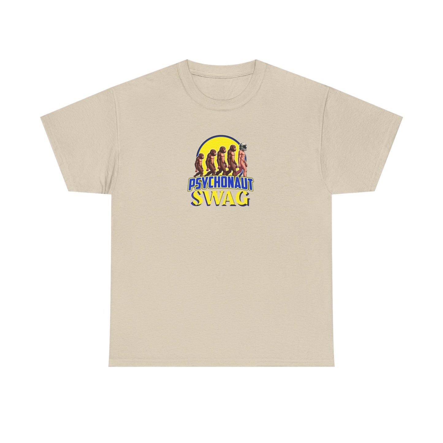 Psychonaut Basic tee, (Small Biz),  Unisex Heavy Cotton Tee, Psychedelic T-Shirt, Gifts for Festival Lovers, Unisex Graphic Tee, Casual Wear, Summer Vibes