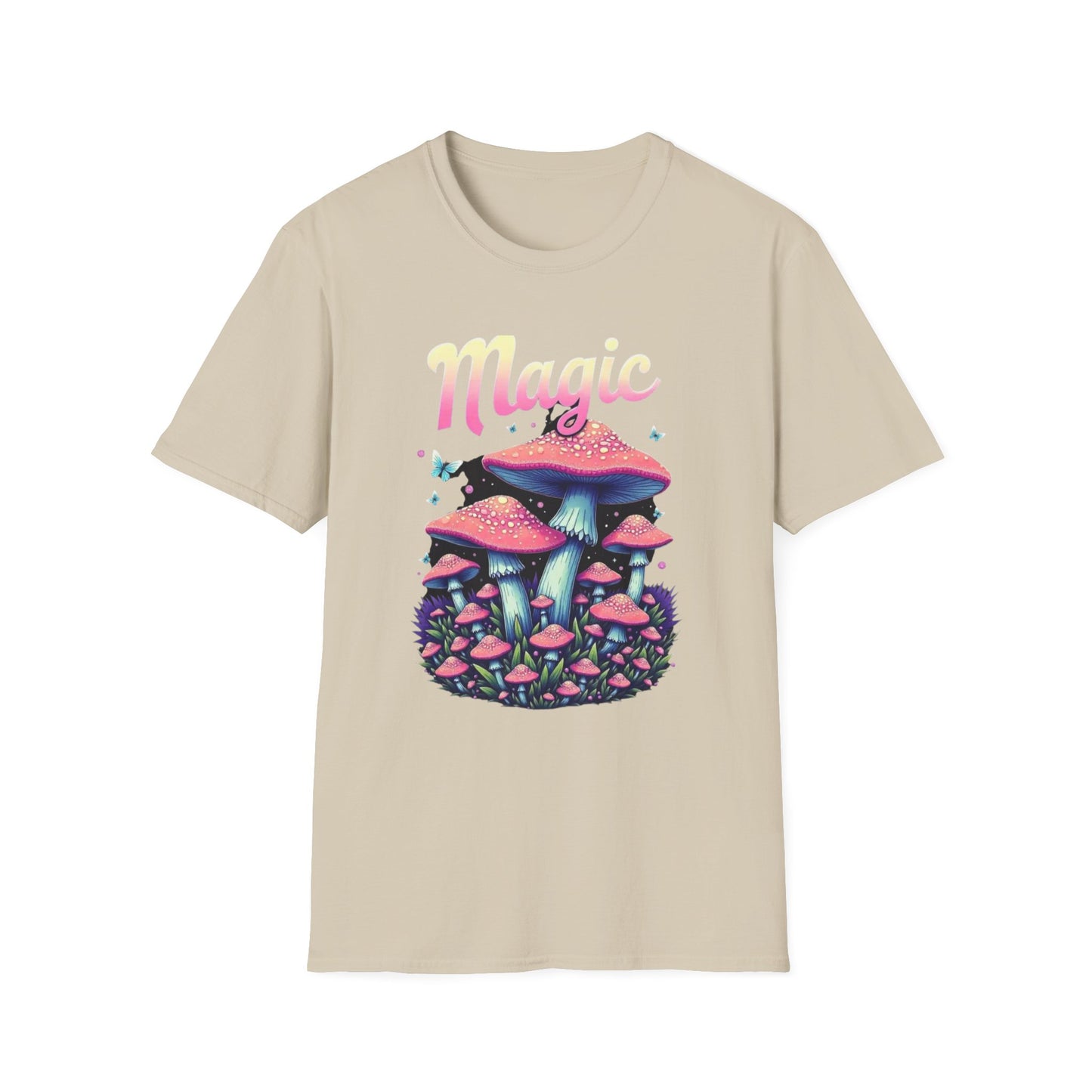 Magic Mushroom Unisex T-Shirt, Psychedelic Tee, Nature Lovers Gift, Trendy Graphic Shirt, Festival Wear, Eco-Friendly Apparel - Psychonaut Swag