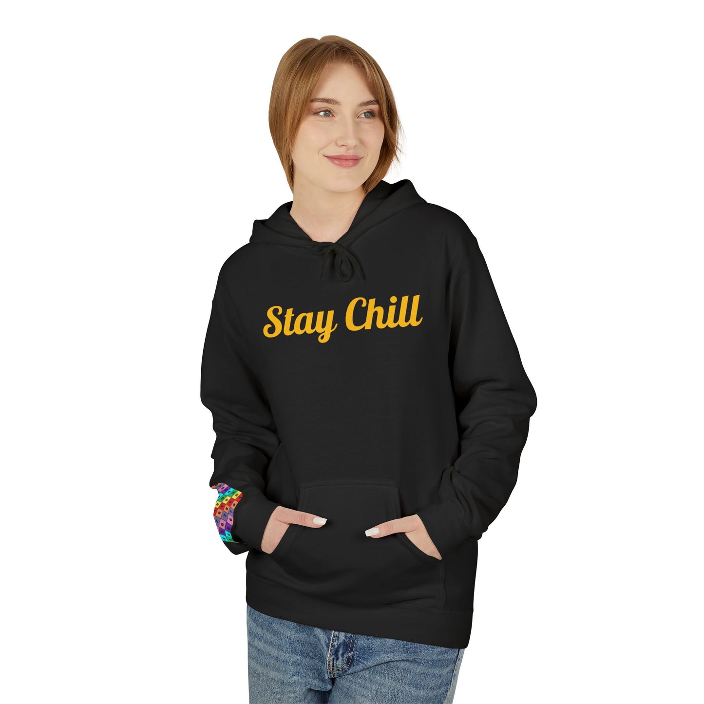 Stay Chill Unisex Midweight Softstyle Fleece Hoodie - Psychonaut Swag