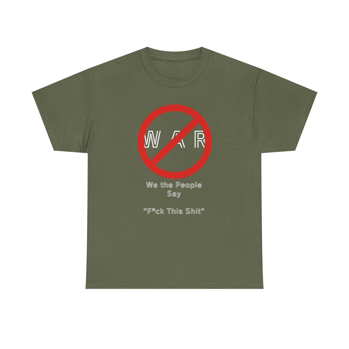 No War, Unisex Heavy Cotton Tee - Psychonaut Swag