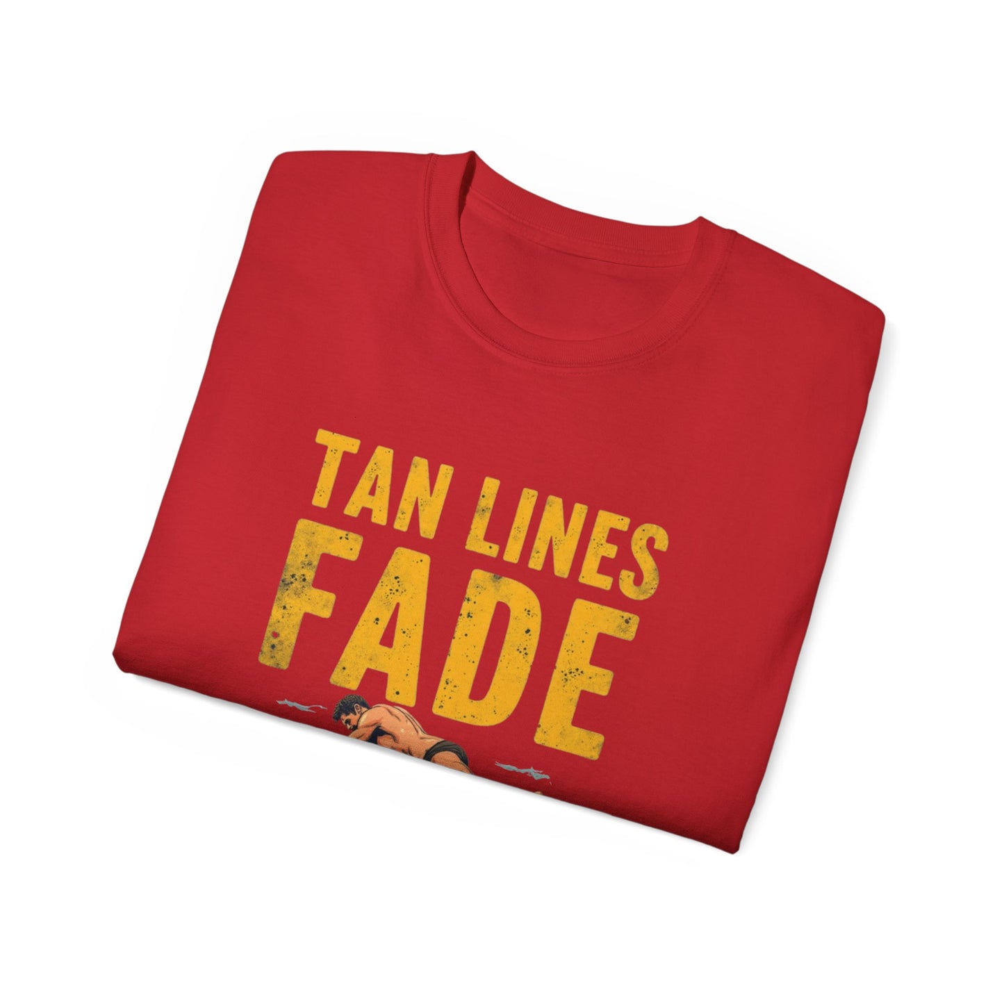 Surfer Tan Lines Tee, Unisex Cotton Shirt, Vacation Apparel, Beach Day Outfit, Casual Summer Clothing