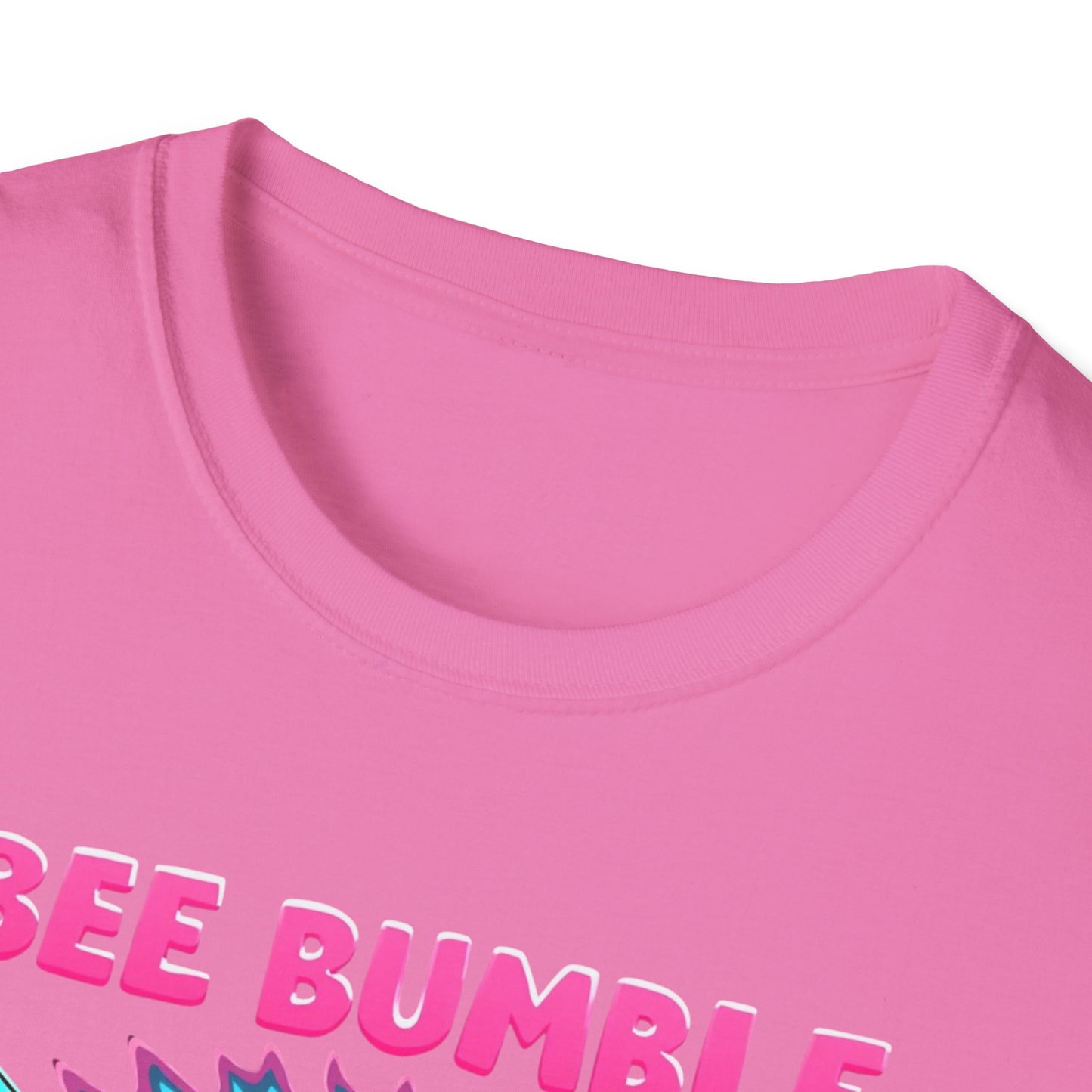 Bee Bumble T-Shirt, Retro Graphic Tee, Softstyle Unisex Shirt, Summer Fashion, Gift for Beekeepers, Eco-Friendly Tee