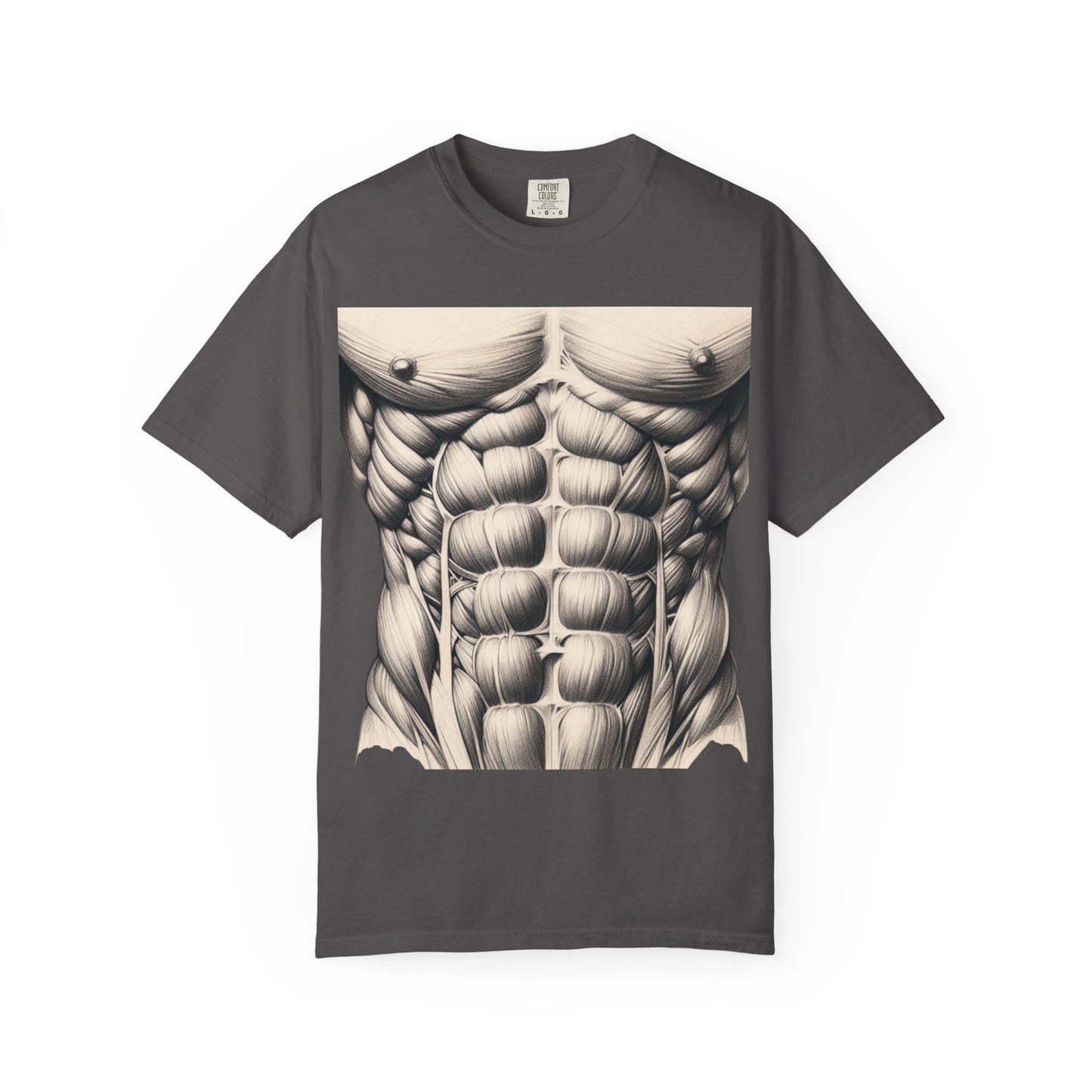 Built different, 12-pack abs, Unisex Garment-Dyed T-shirt - Psychonaut Swag
