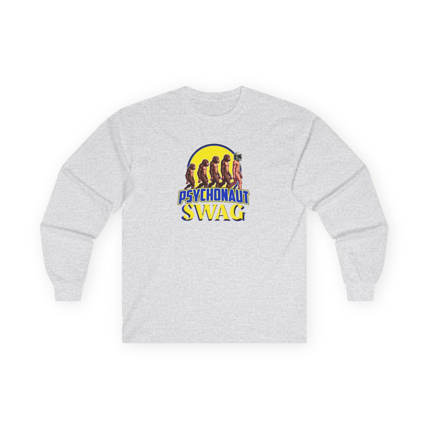 Psychonaut swag, small biz Long Sleeve Tee - Unisex Cotton Shirt for Festival Vibes, Casual Wear, Gift for Music Lovers, Streetwear, Retro Style