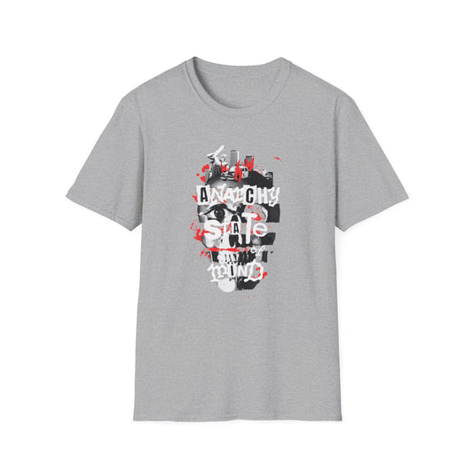 Anarchy State of Mind T-Shirt — "Take Over the Fake Media" Graphic Tee