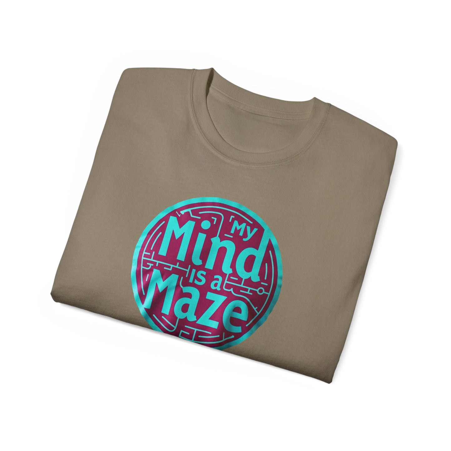 Mind is a Maze Unisex Ultra Cotton Tee - Creative and Thoughtful Shirt - Psychonaut Swag