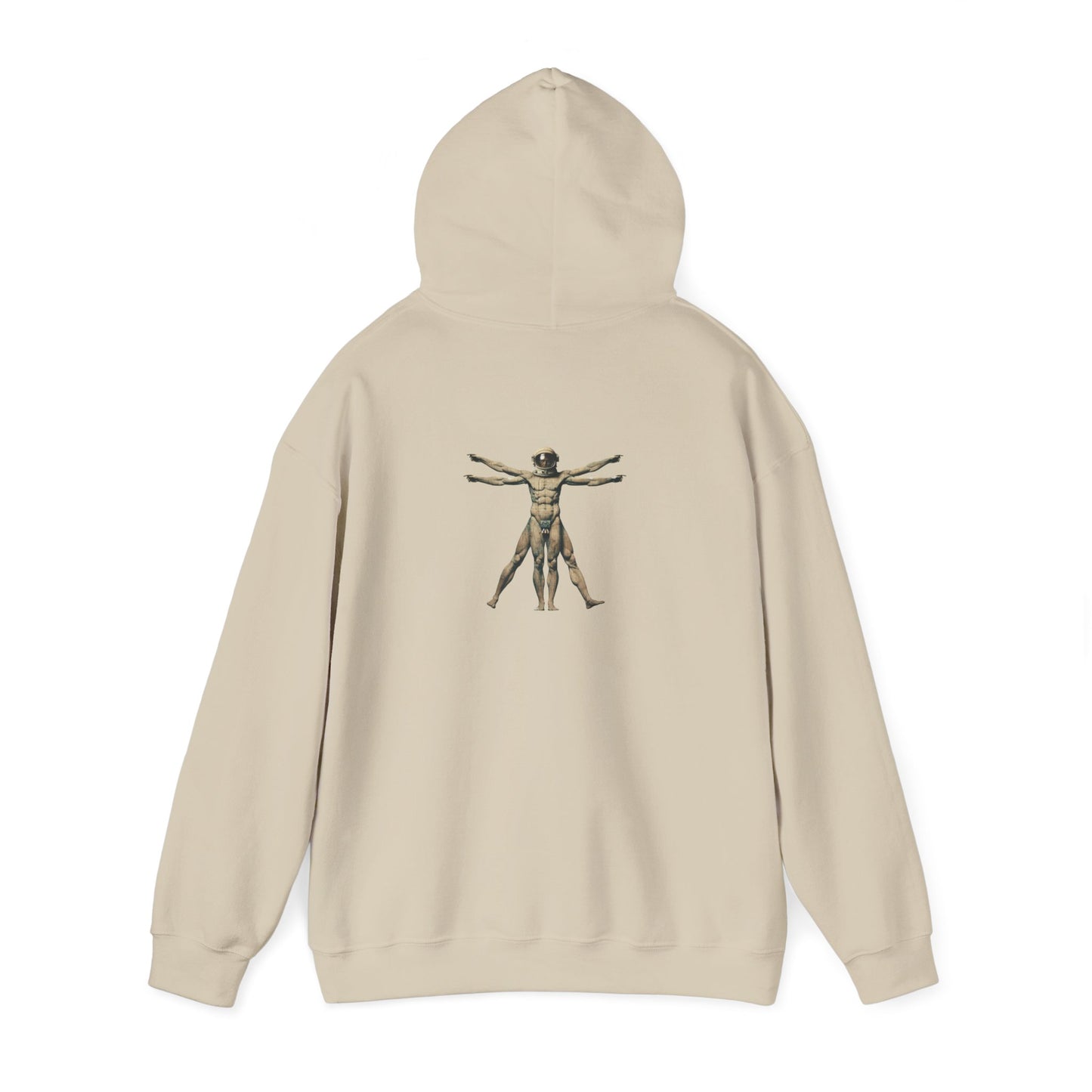 Psychonaut Staple, Vitruvian Hoody,Unisex Heavy Blend™ Hooded Sweatshirt - Psychonaut Swag