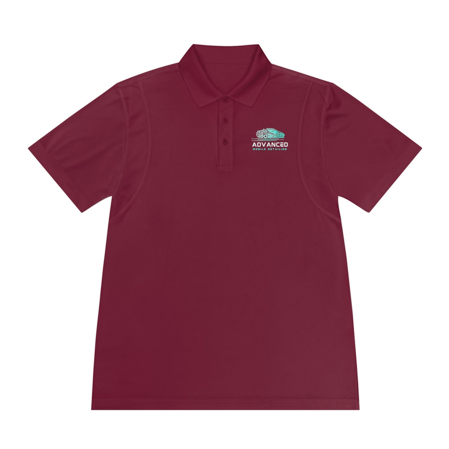 Advanced Mobile, Men's Sport Polo Shirt, Activewear, Casual Dress Shirt for Men, Perfect for Outdoor Activities, Golf, and Everyday Wear