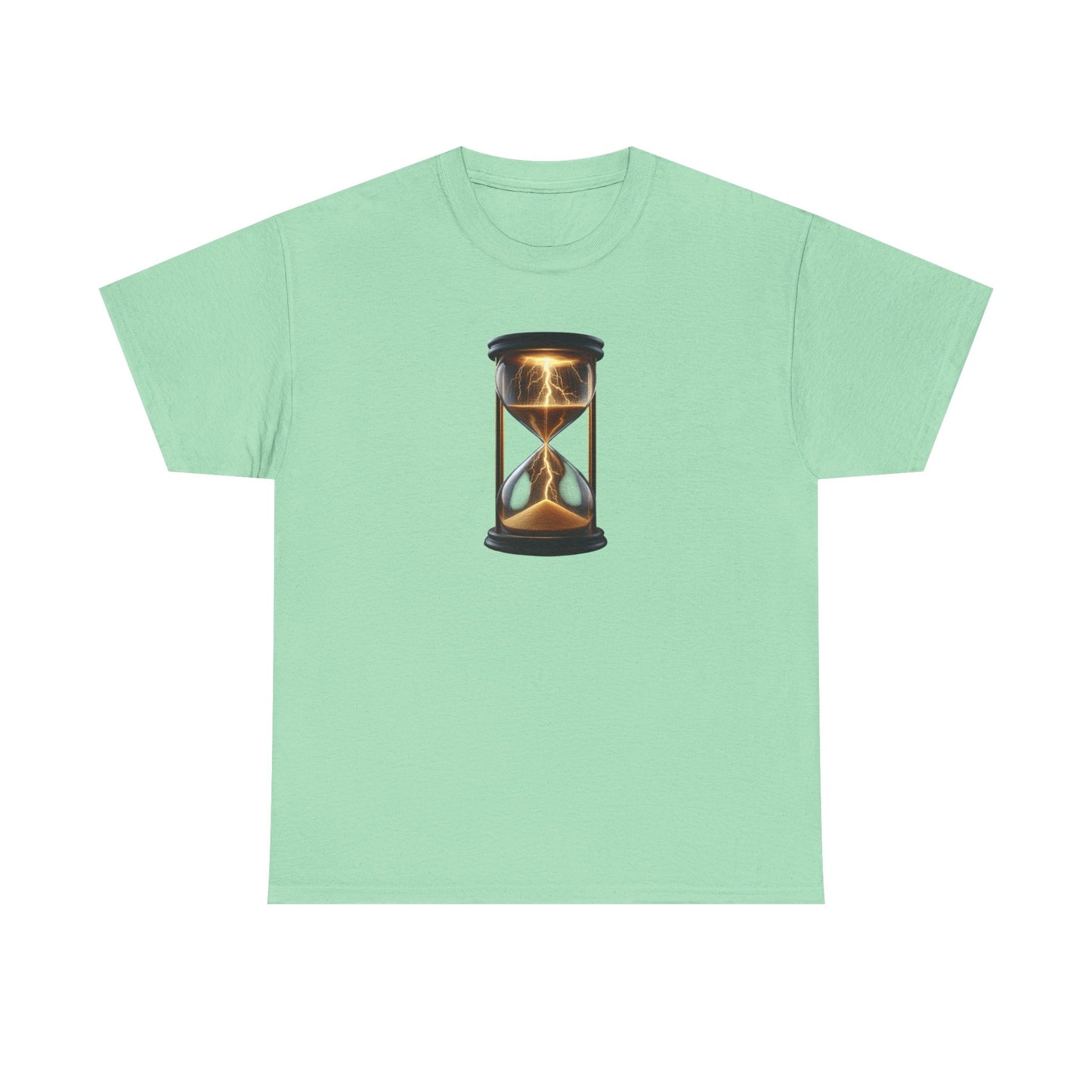 Static Time, Unisex Heavy Cotton Tee - Psychonaut Swag