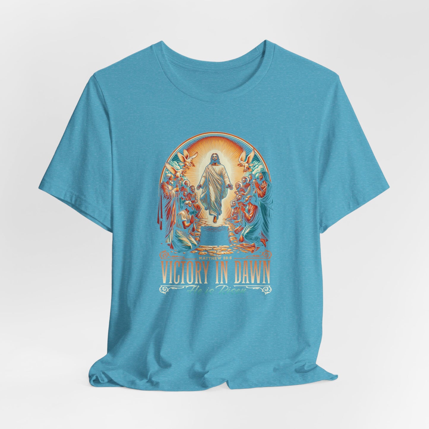 Victory in Dawn Christian T-Shirt — Resurrection Easter Tee