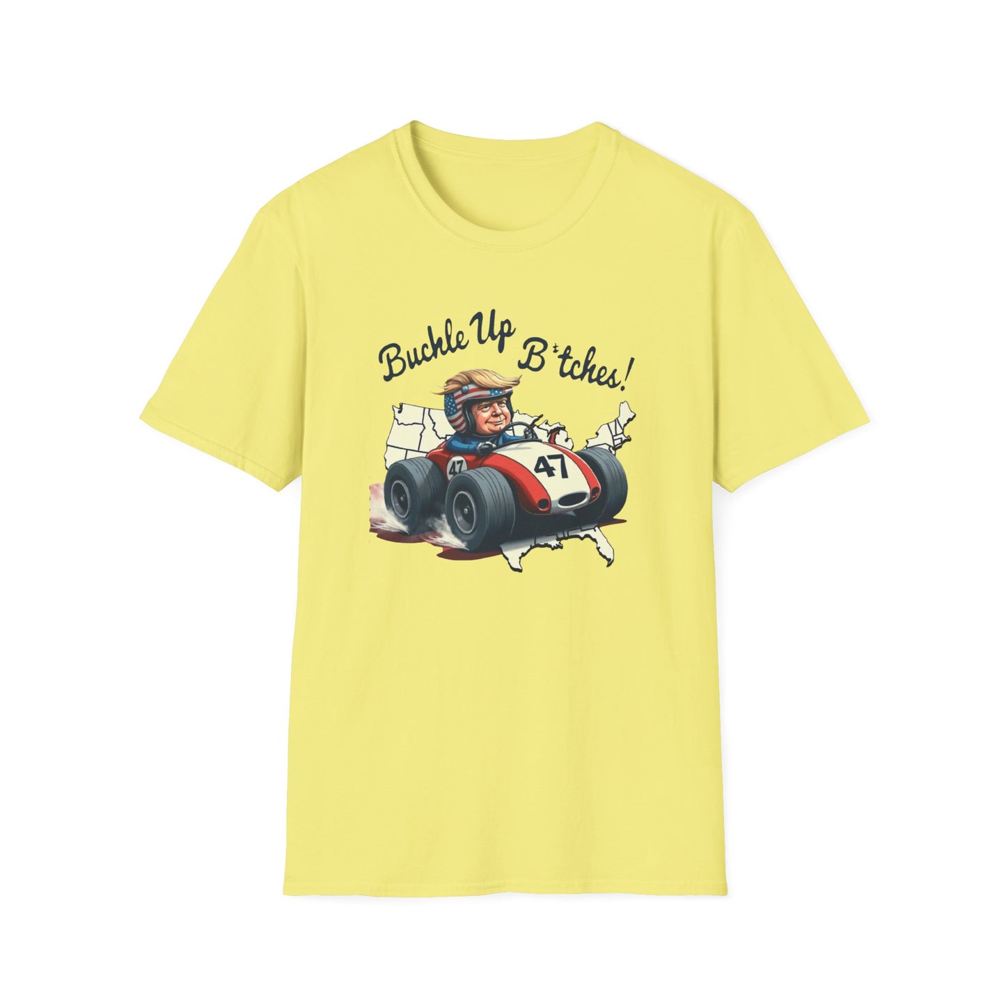Buckle Up B*tches Unisex T-Shirt, Funny Graphic Tee, Racing Enthusiast Gift, Casual Wear, Birthday Apparel - Psychonaut Swag