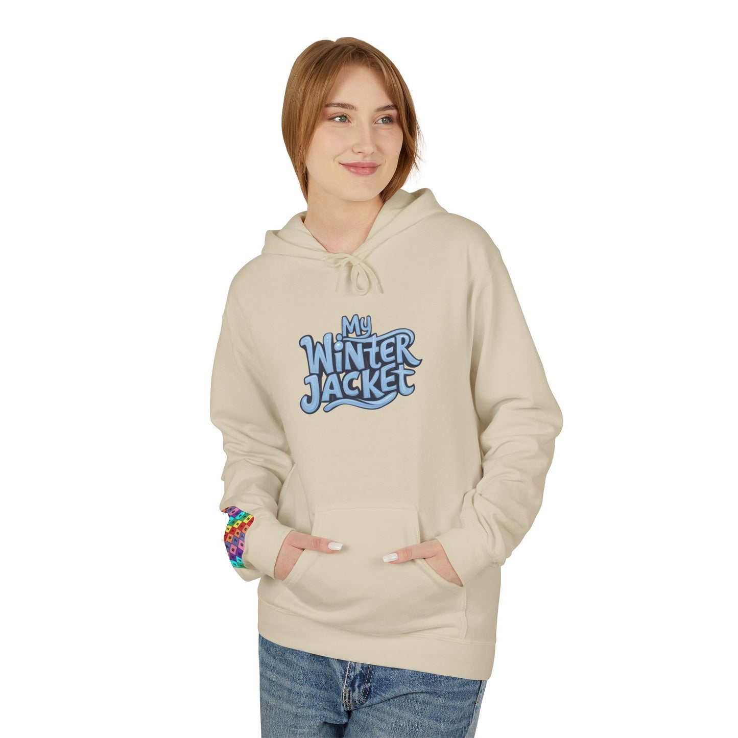 My Winter Jacket, Unisex Midweight Softstyle Fleece Hoodie - Psychonaut Swag