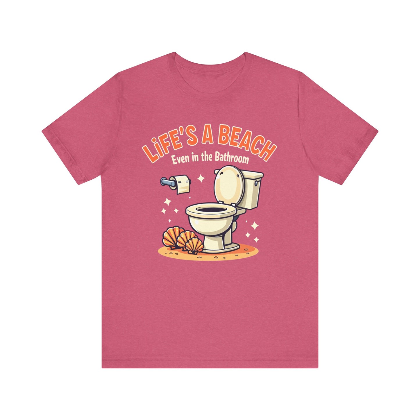 Life's a Beach, Unisex Short Sleeve Shirt - Psychonaut Swag