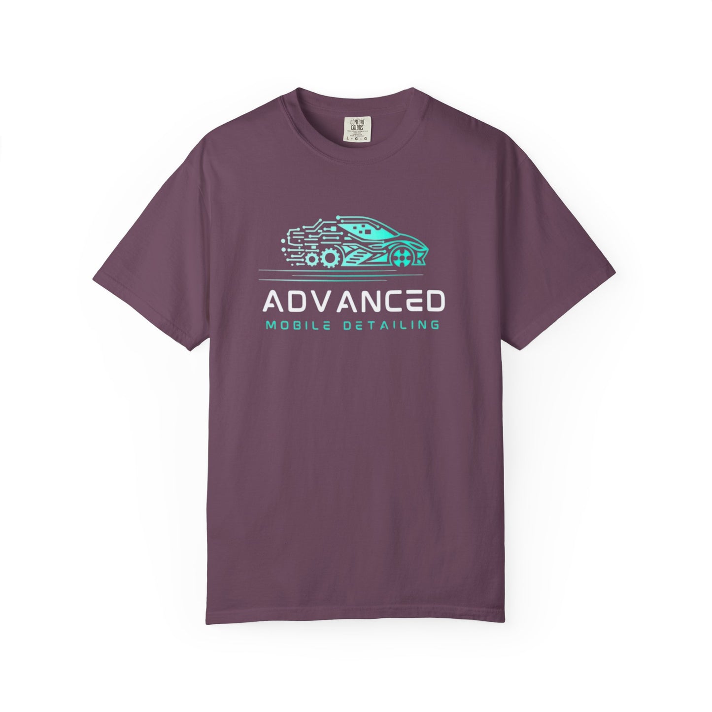 Advanced Mobile, Garment Dyed, T-Shirt, Unisex Graphic Tee, Casual Streetwear, Perfect Gift for Car Lovers, Vintage Style Merch, Everyday Wear