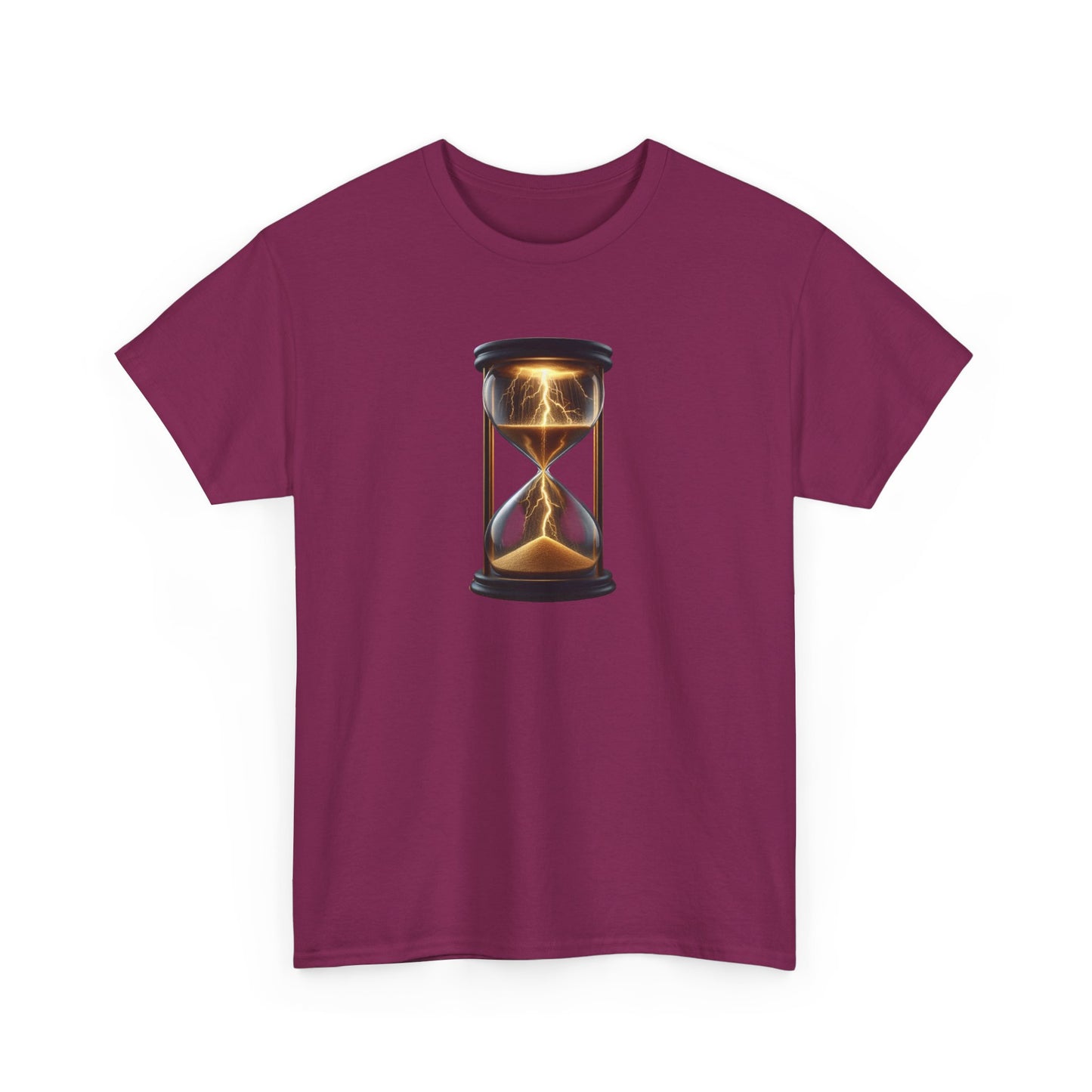 Static Time, Unisex Heavy Cotton Tee - Psychonaut Swag