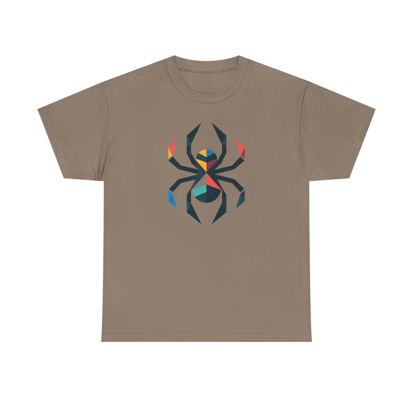 Colorful Spider, Graphic Unisex Heavy Cotton Tee - Psychonaut Swag