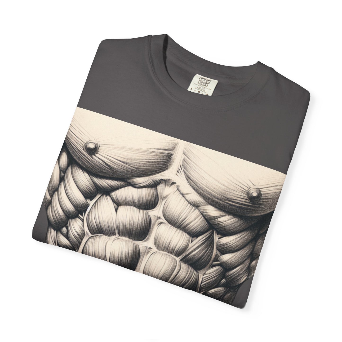 Built different, 12-pack abs, Unisex Garment-Dyed T-shirt - Psychonaut Swag