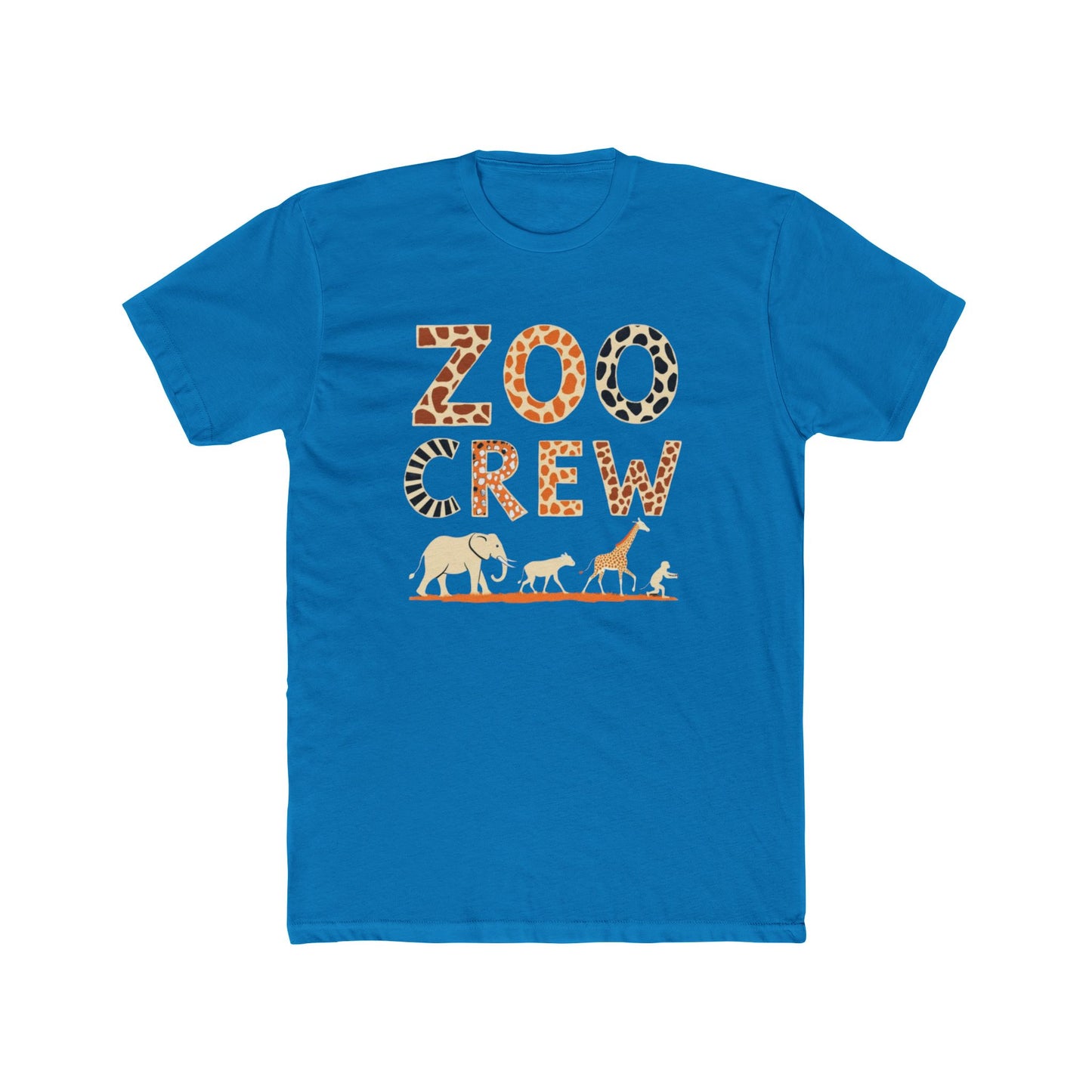 Zoo Crew Unisex Cotton Crew Tee, Animal Shirt, Wildlife Apparel, Zoo Membership Gift, Family Outing Tee, Fun Educational Outfits - Psychonaut Swag