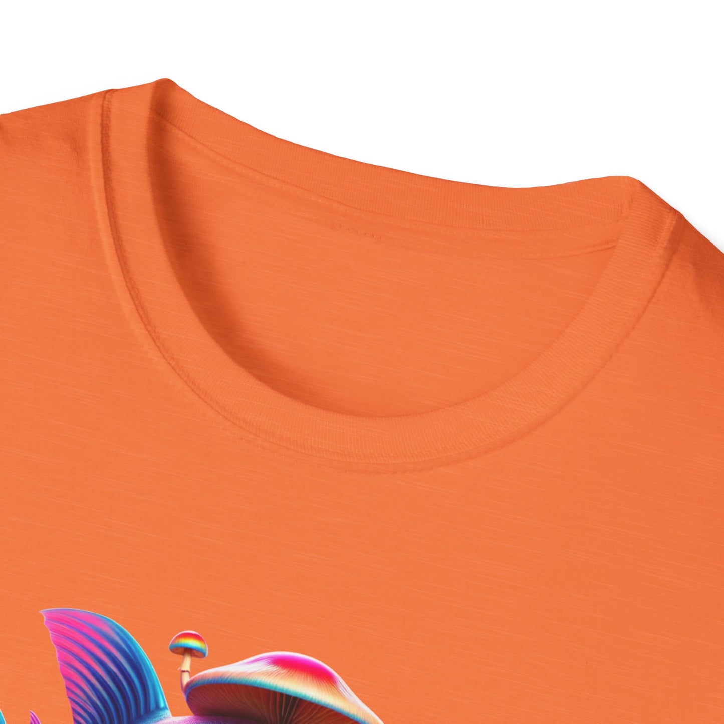 Piranha with Shrooms, Unisex Softstyle T-Shirt - Psychonaut Swag