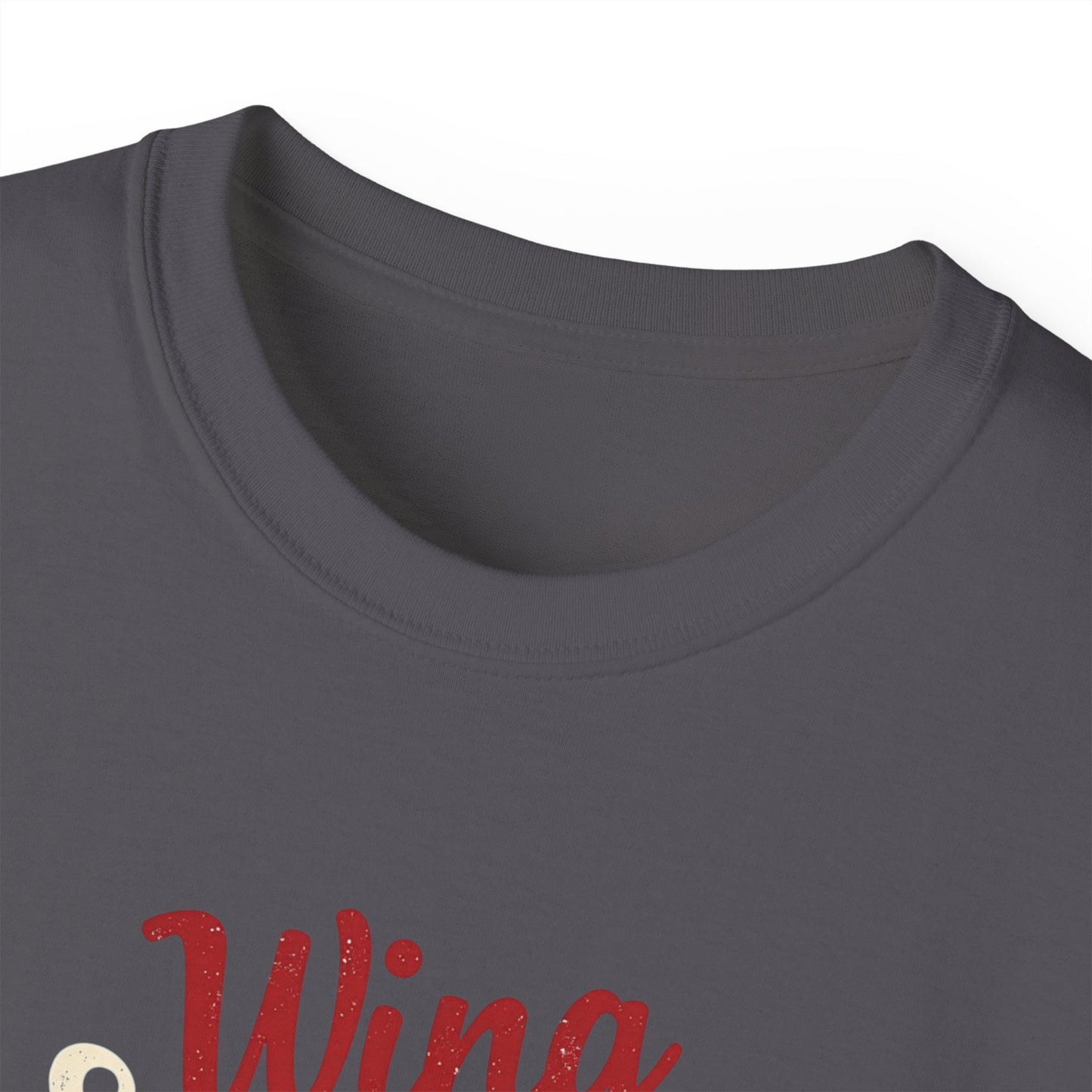 Wing Sweetheart Unisex Ultra Cotton Tee | Cute Graphic Shirt, Valentine's Day Gift, Trendy Casual Wear, Heart Theme Apparel, Unique T-Shirt - Psychonaut Swag