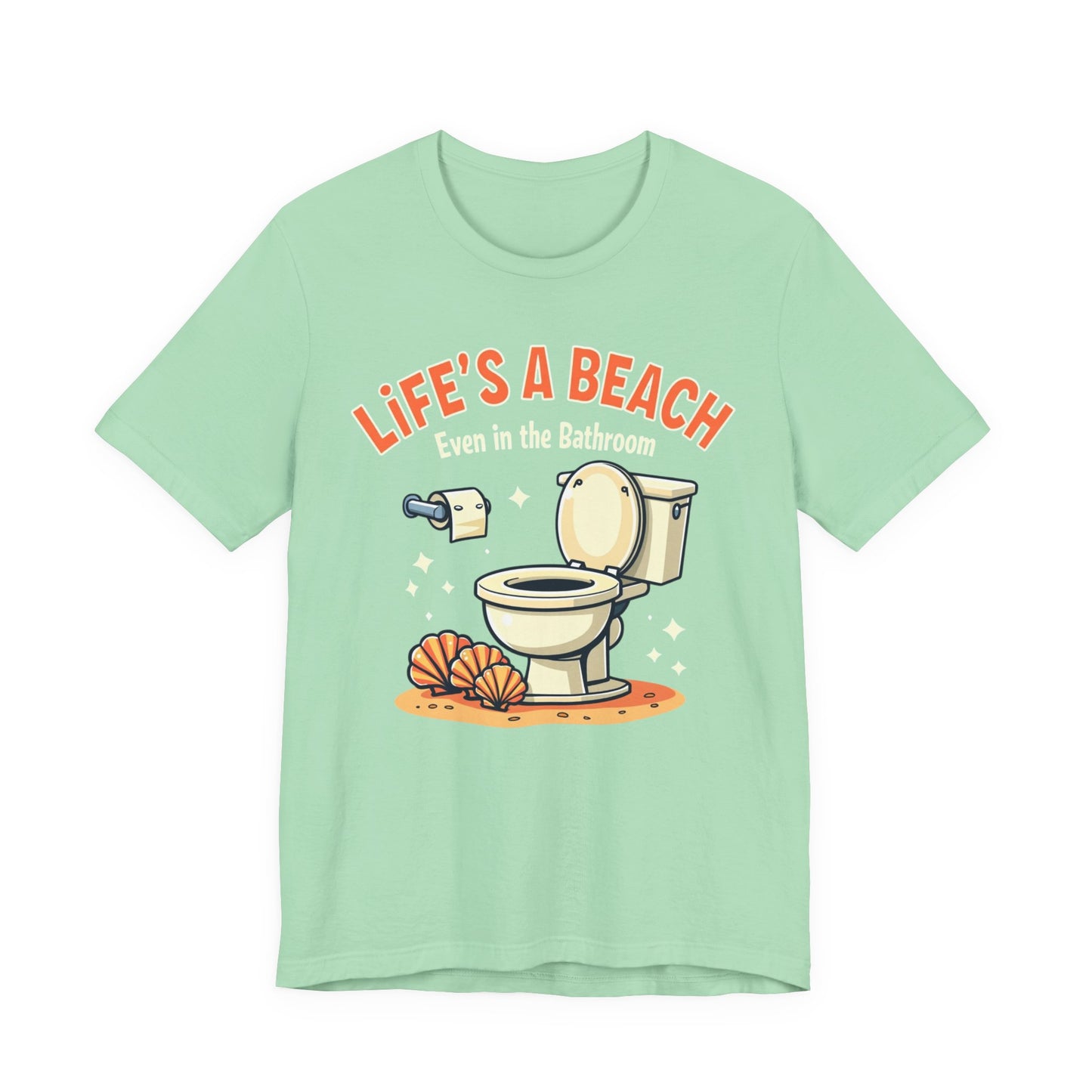 Life's a Beach, Unisex Short Sleeve Shirt - Psychonaut Swag
