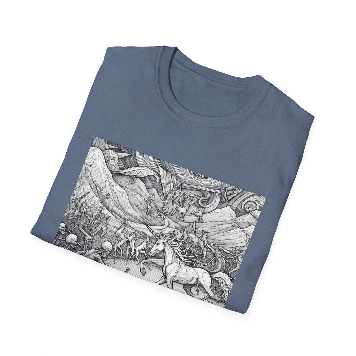 Unicorn Unisex Softstyle T-Shirt - Psychonaut Swag