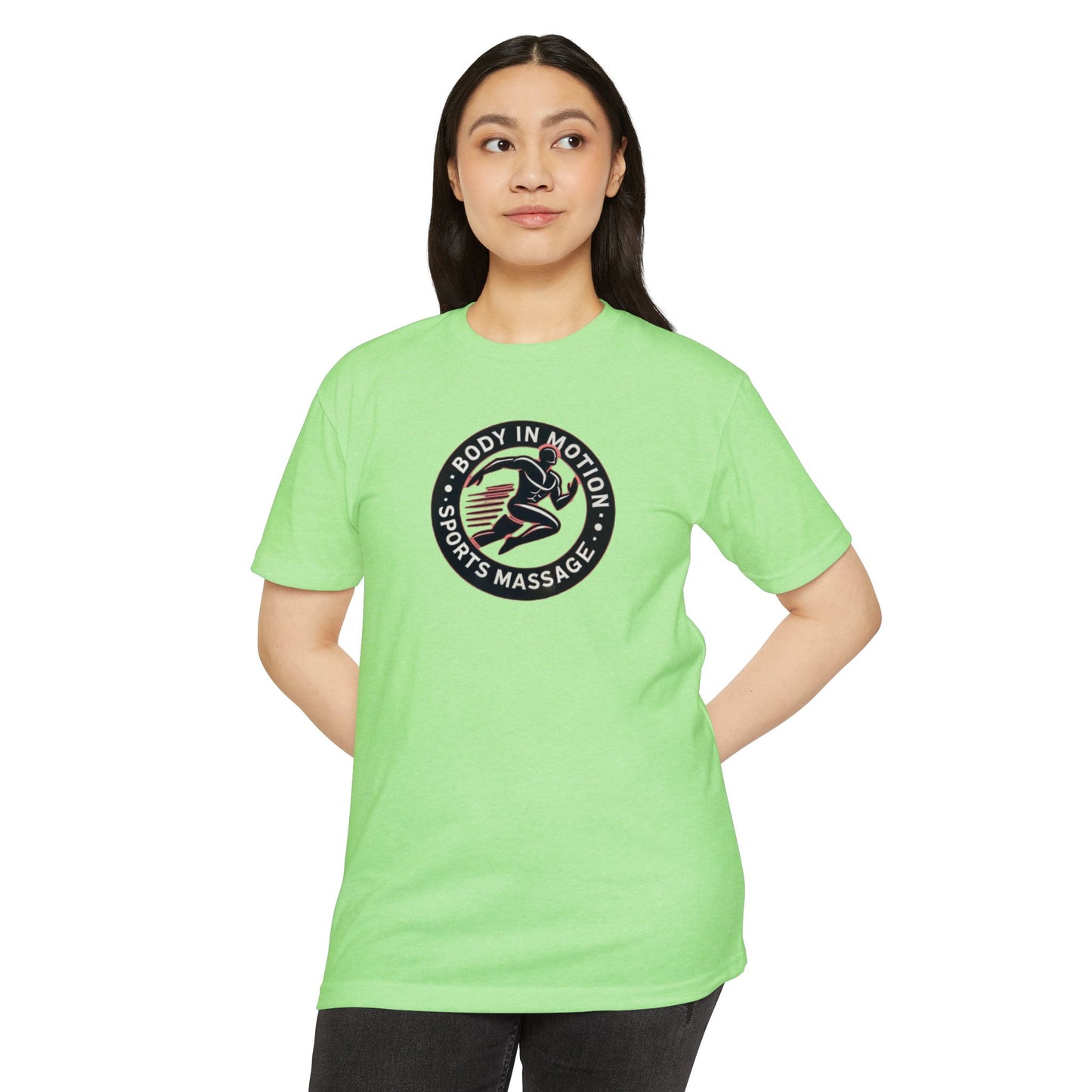 Body In Motion Sports Massage T-Shirt — Recovery & Mobility Athletic Tee