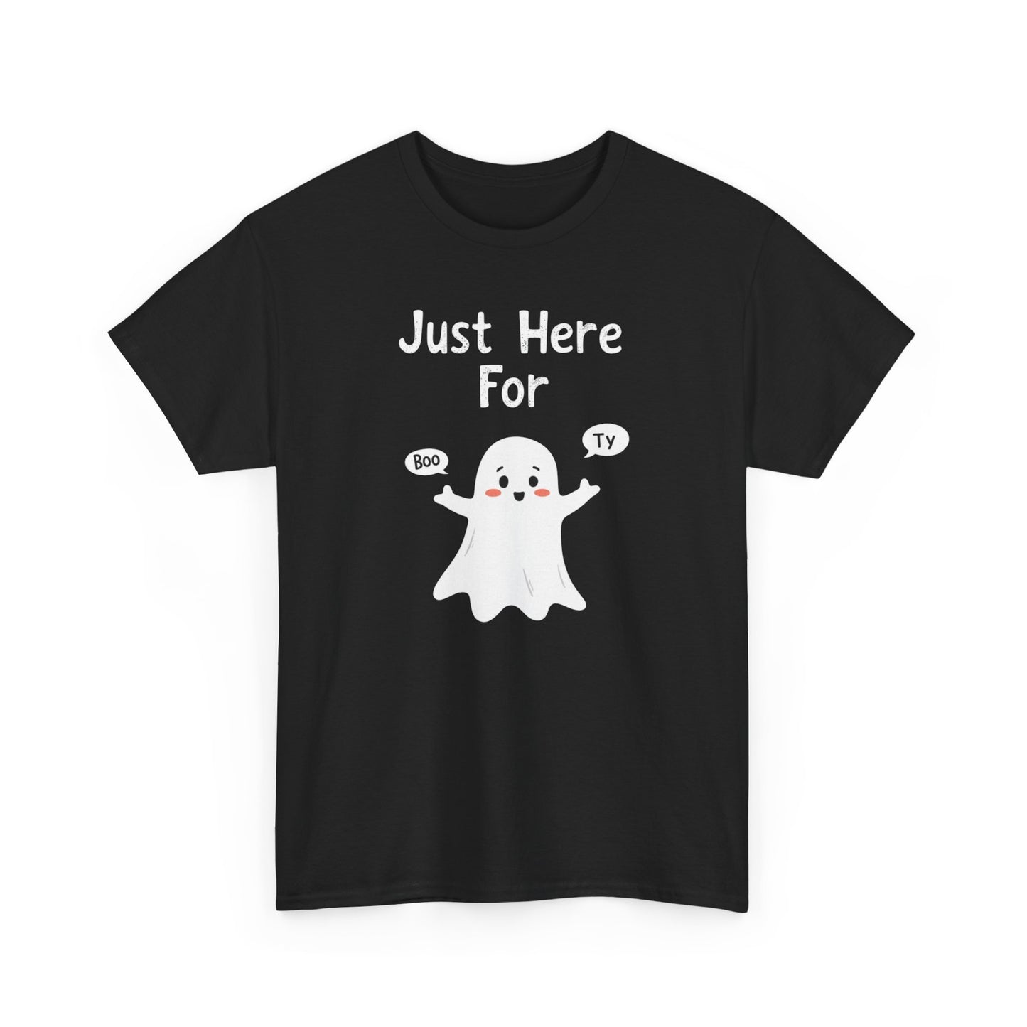 Cute Boo, Unisex Heavy Cotton Tee - Perfect for Self-Love, Gift, Casual Wear, Birthdays, or Relaxation