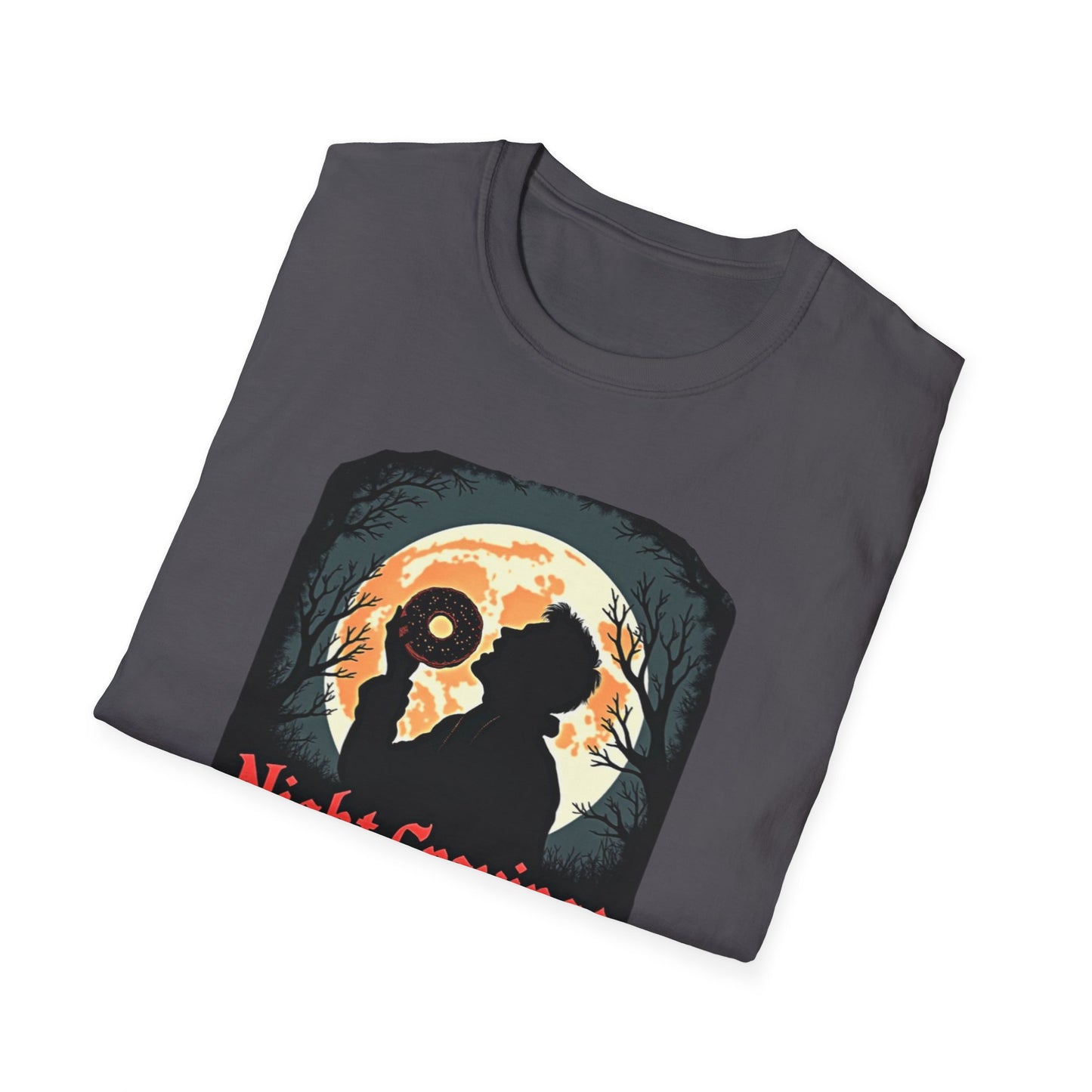 Night Cravings T-Shirt, Halloween Tee, Spooky Gift, Autumn Style, Horror Lovers Apparel, Graphic Shirt