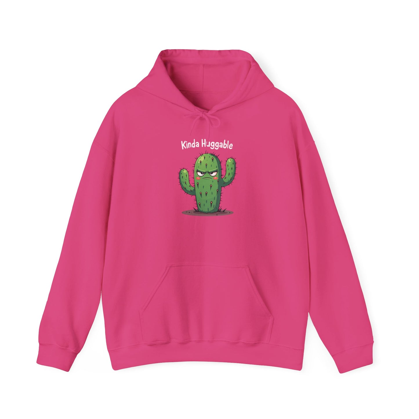 Kinda Huggable, Unisex Heavy Blend Sweatshirt, Comfy Gift, Funny Plant Lover Apparel, Perfect for Casual Outings, Spring Celebration - Psychonaut Swag