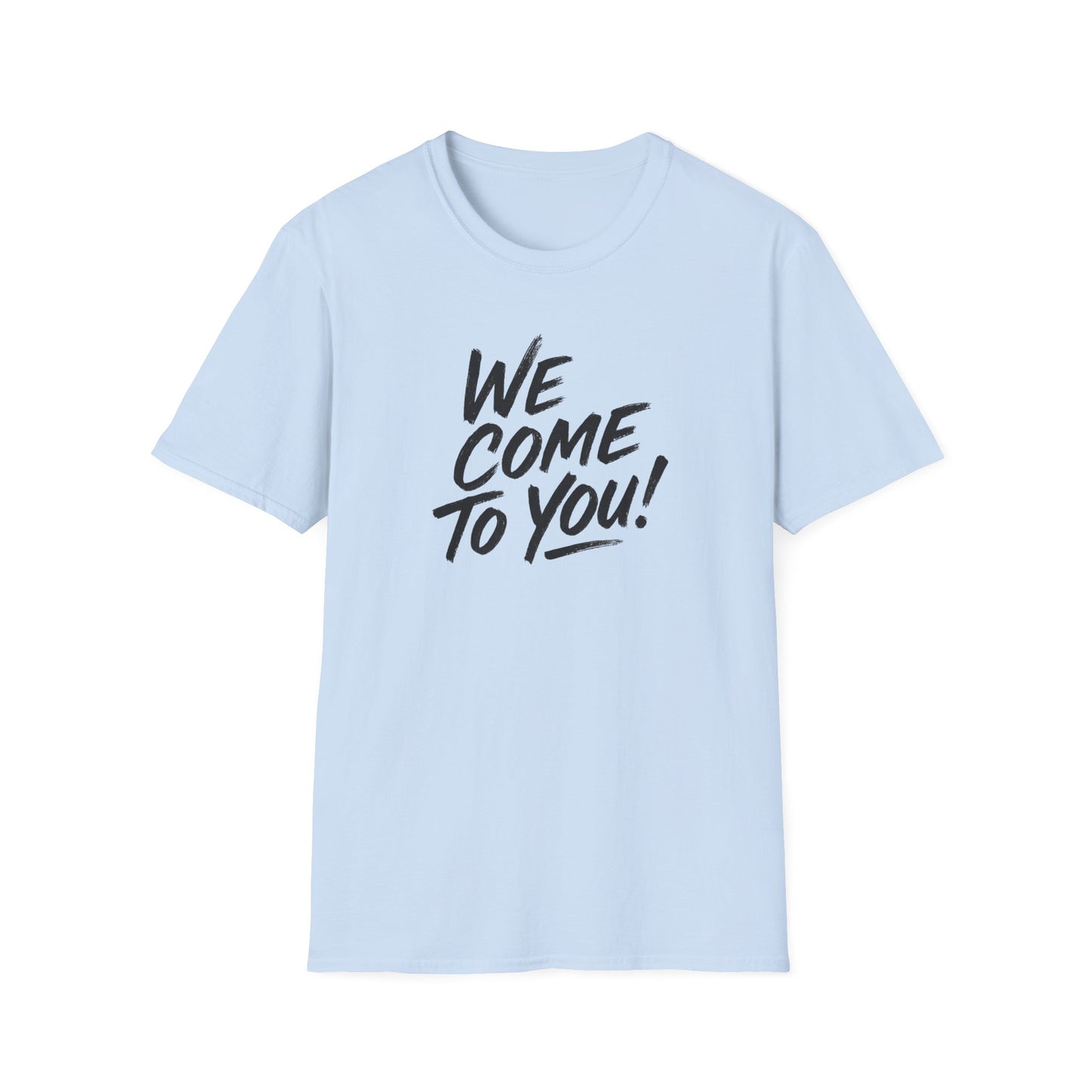 Advanced Mobile Detailing, Unisex Softstyle T-Shirt - 'We Come To You!' Graphic Tee for Mobile Detailers, Perfect for Everyday Wear, Gifts, Parties, Casual Outings