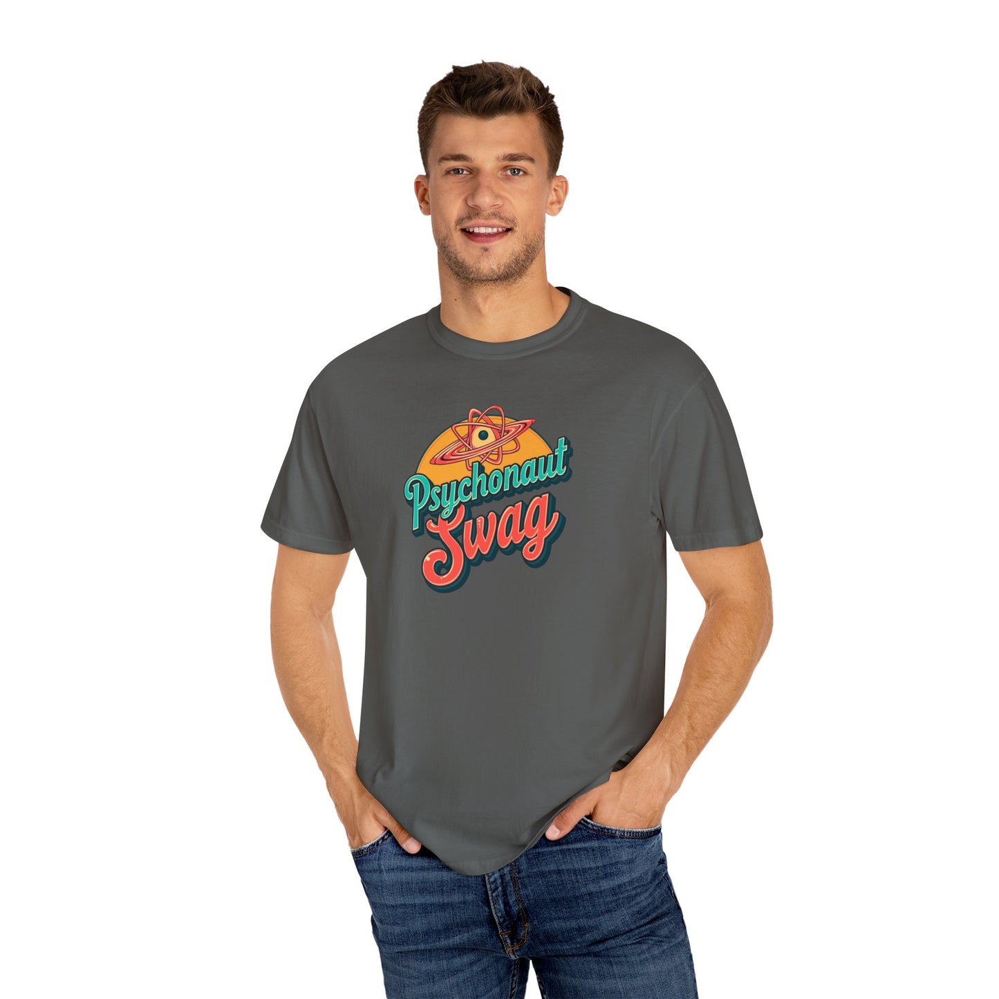 Psychonaut Swag, Atom tee shirt, Psychedelic T-Shirt | Retro Psychonaut Swag Tee | Unique Gift for Festival Lovers, Casual Wear, Art Enthusiasts, Unisex Apparel - Psychonaut Swag