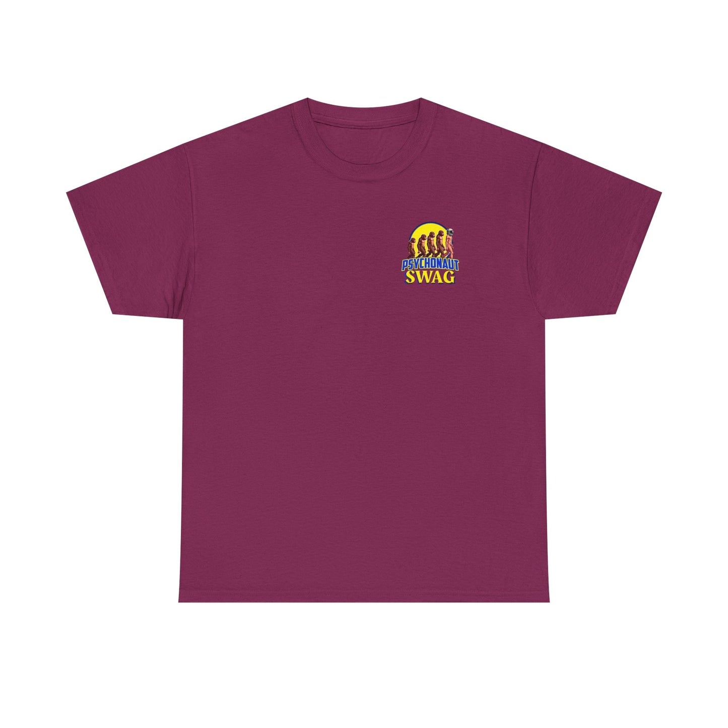 Colorful Retro Style Unisex Heavy Cotton Tee, Graphic Tee, Casual Wear, Gift Idea, Summer Fashion, Festival Outfit - Psychonaut Swag
